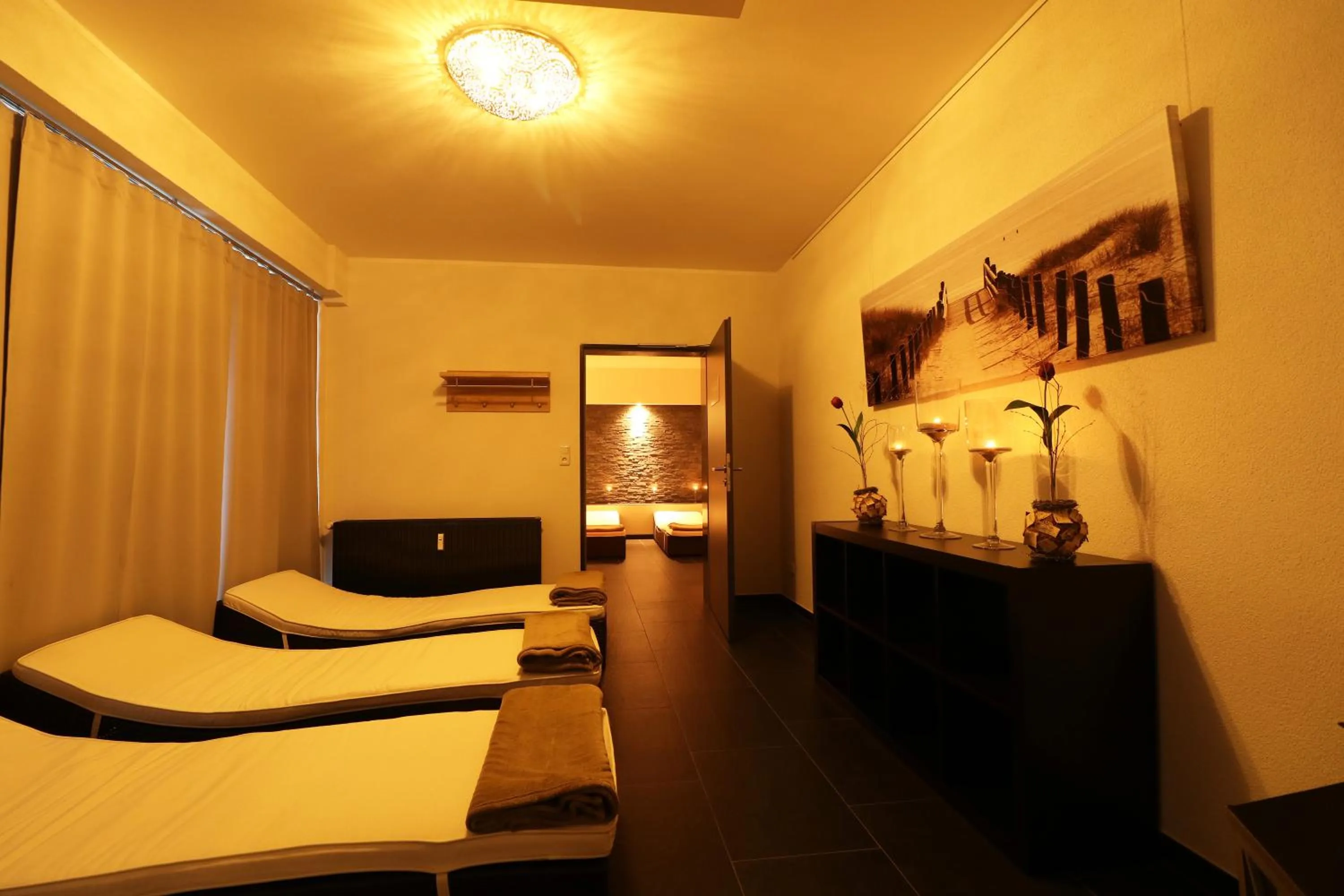 Sauna, Bed in Hotel Central