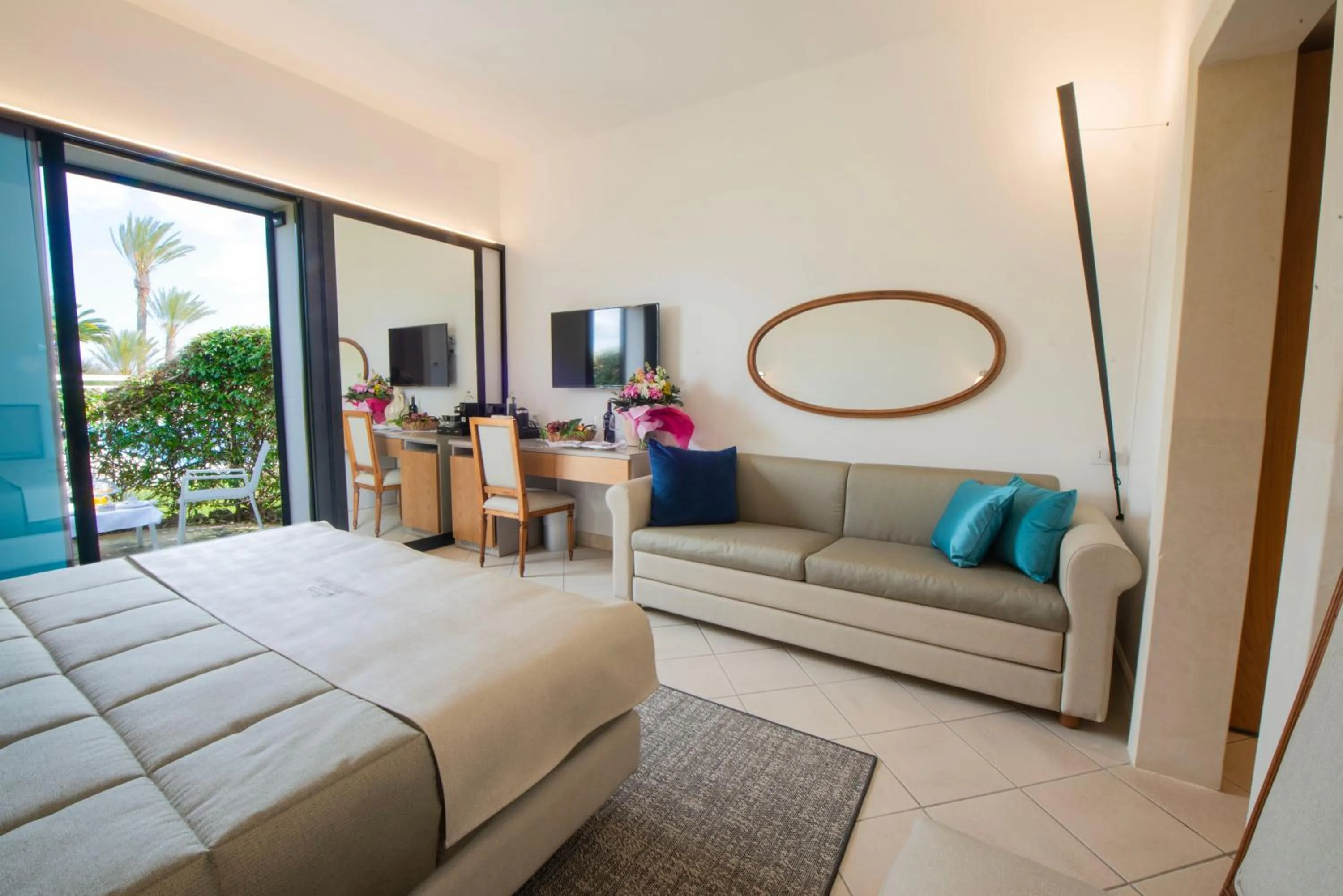 Bed in Grand Hotel Masseria Santa Lucia