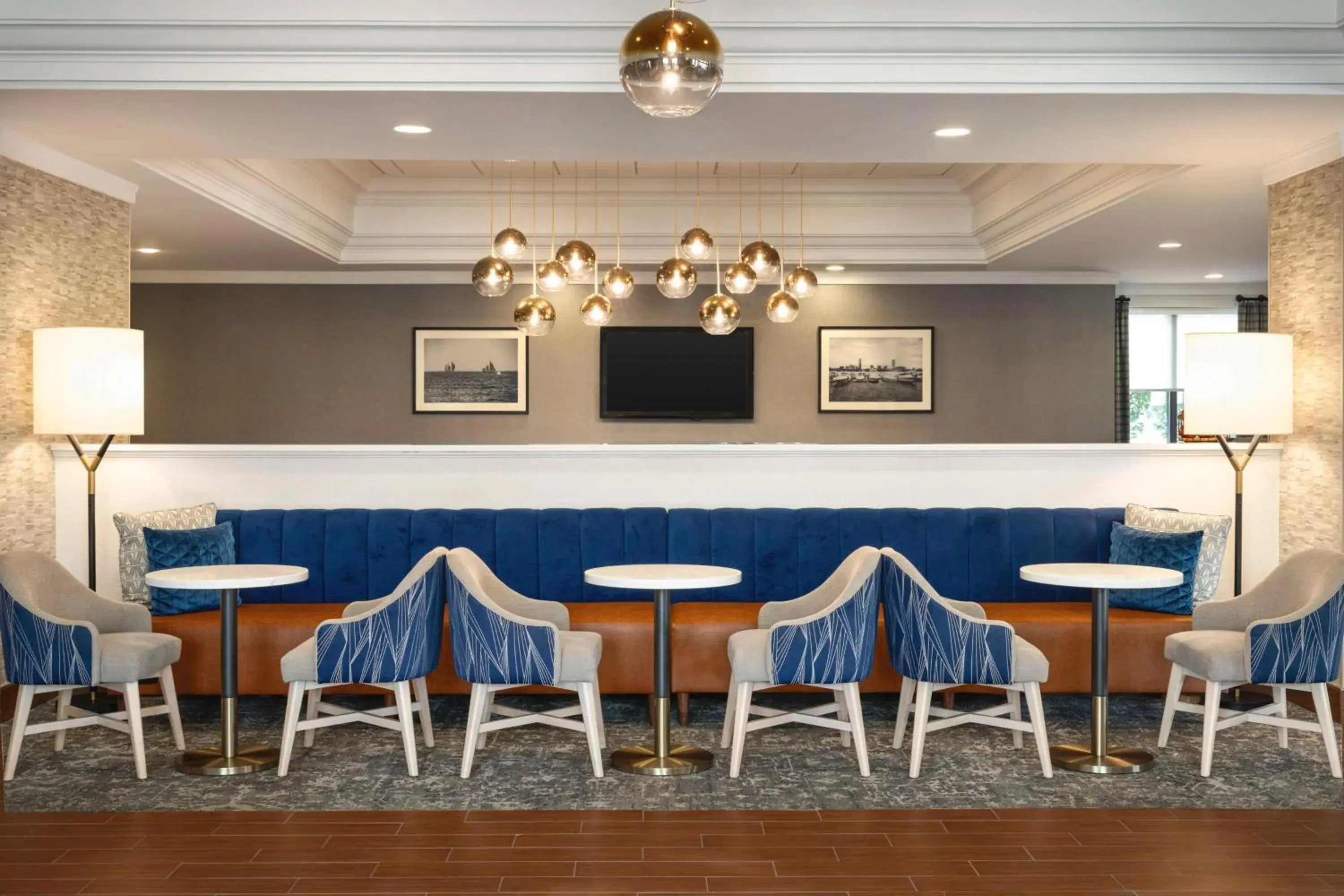 Lobby or reception in Hampton Inn by Hilton Boston/Cambridge Lobby or reception in Hampton Inn by Hilton Boston/Cambridge