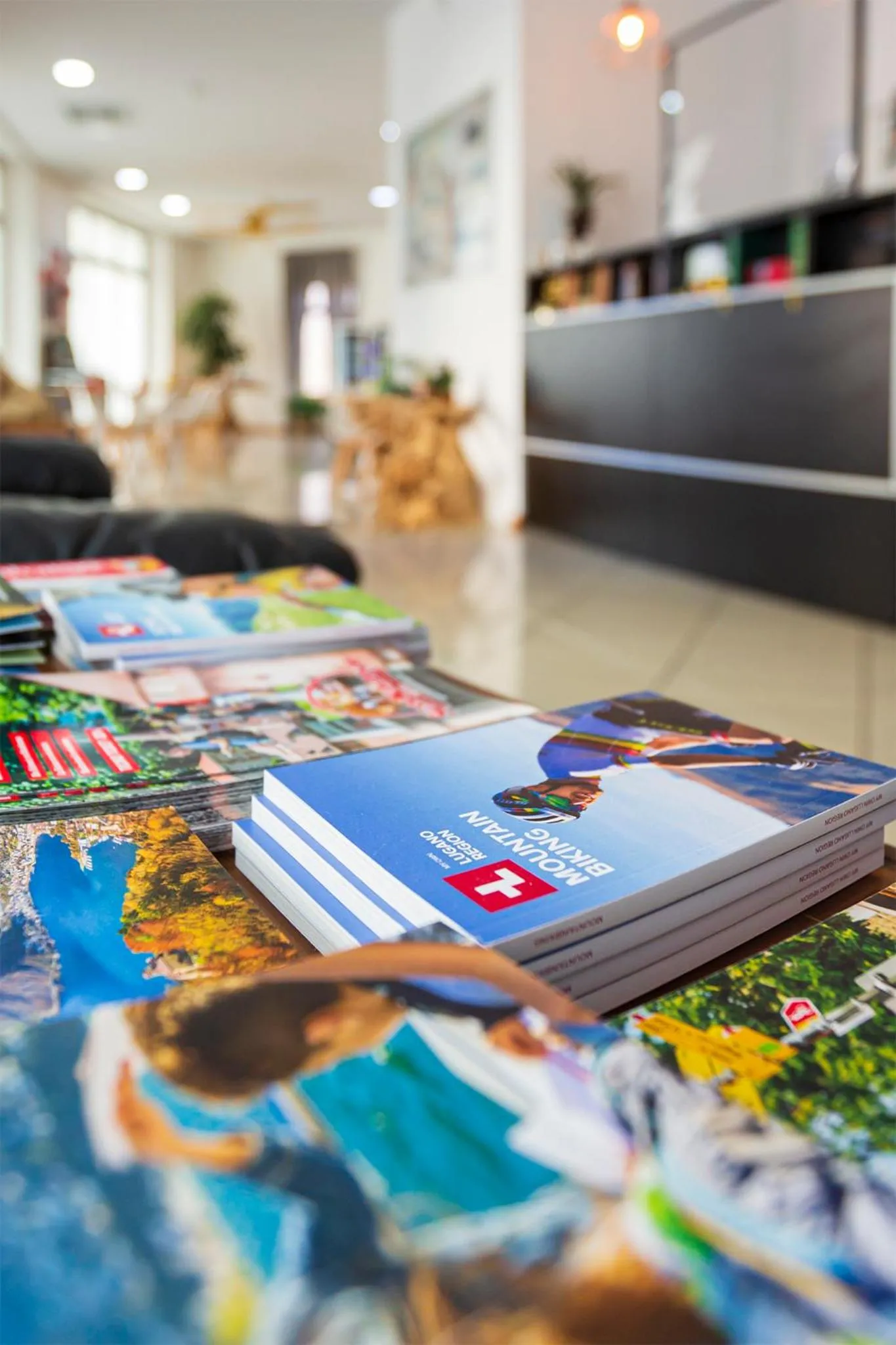 Lobby or reception in GuestHouse Lugano Center by LR