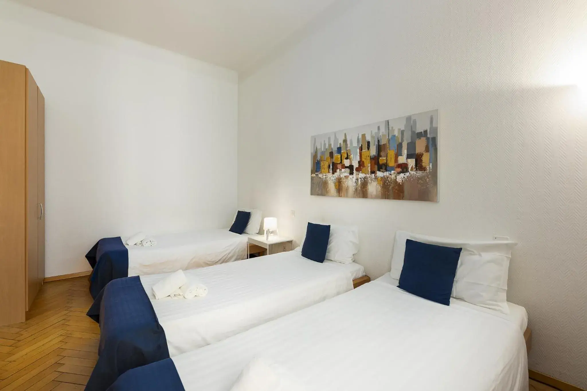 Bed in GuestHouse Lugano Center by LR Bed in GuestHouse Lugano Center by LR