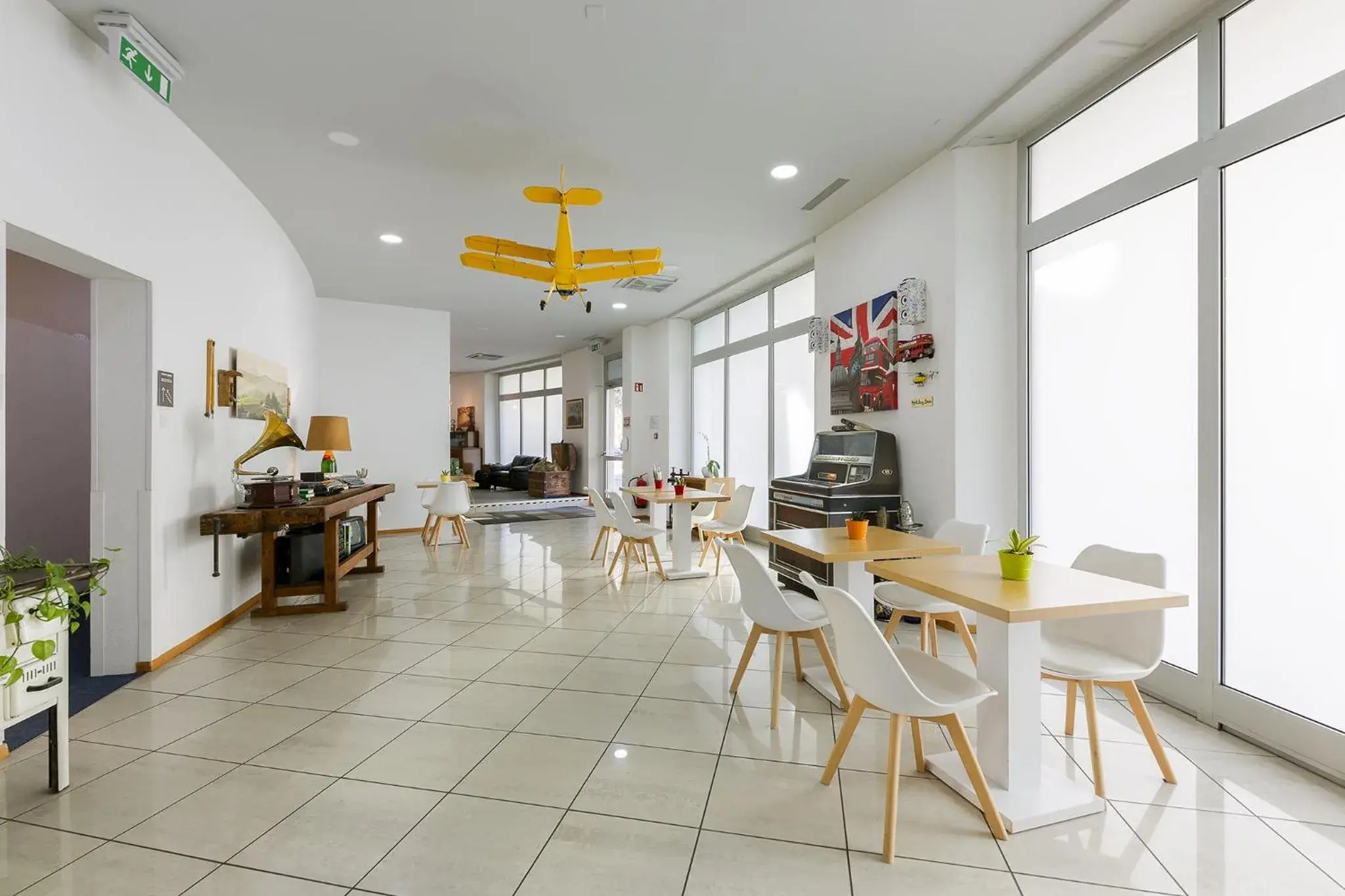Lobby or reception in GuestHouse Lugano Center by LR Lobby or reception in GuestHouse Lugano Center by LR
