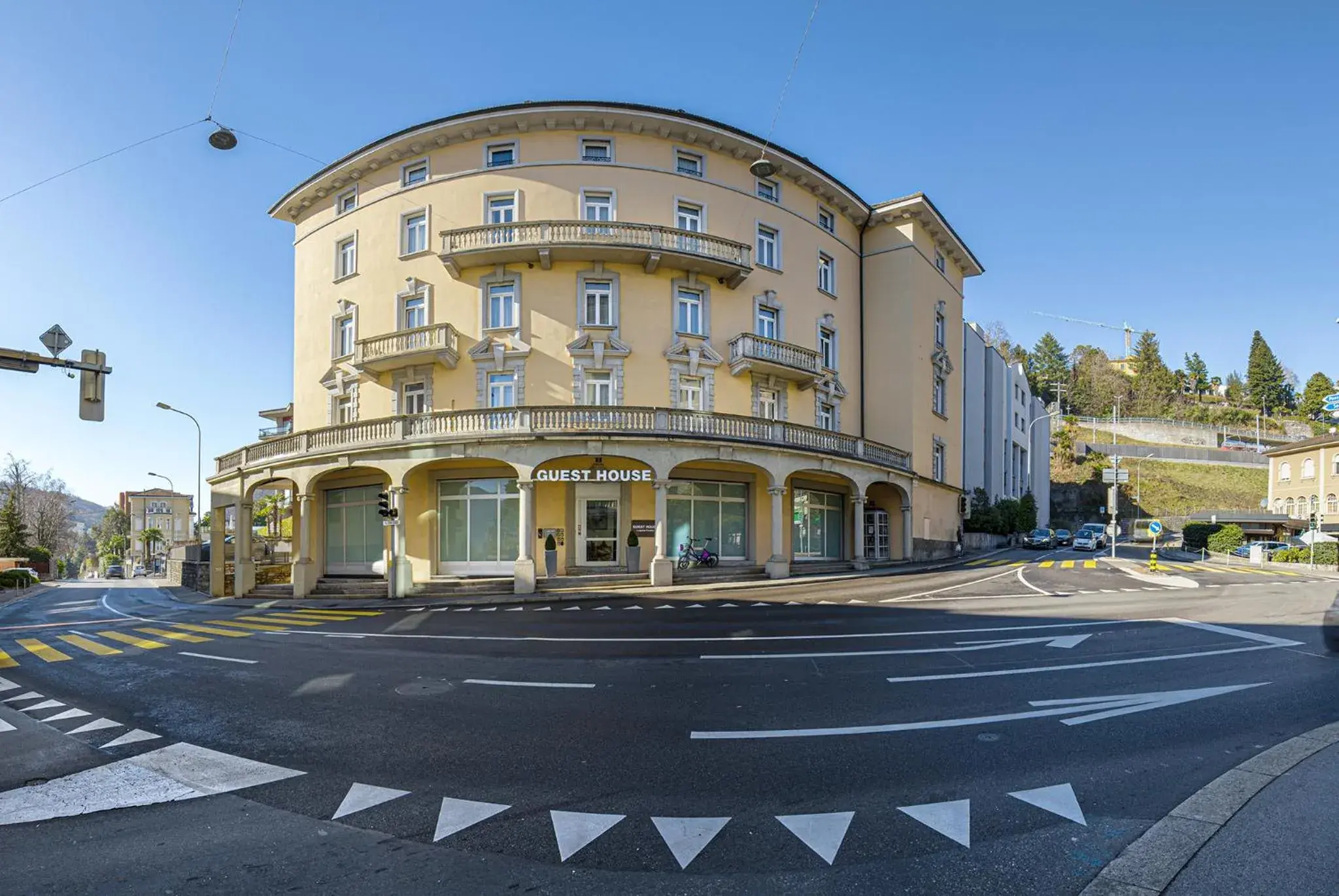 Property building in GuestHouse Lugano Center by LR Property building in GuestHouse Lugano Center by LR