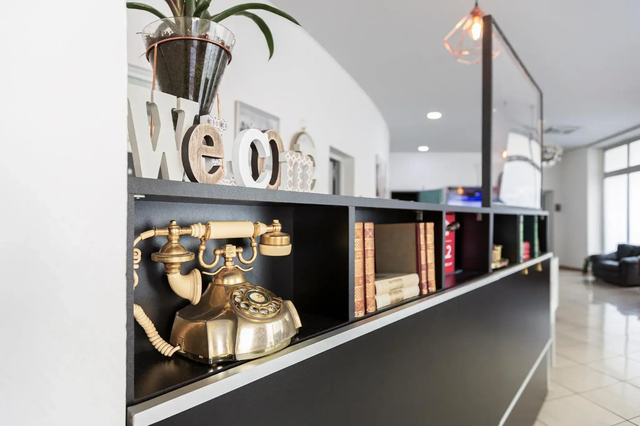 Lobby or reception in GuestHouse Lugano Center by LR Lobby or reception in GuestHouse Lugano Center by LR