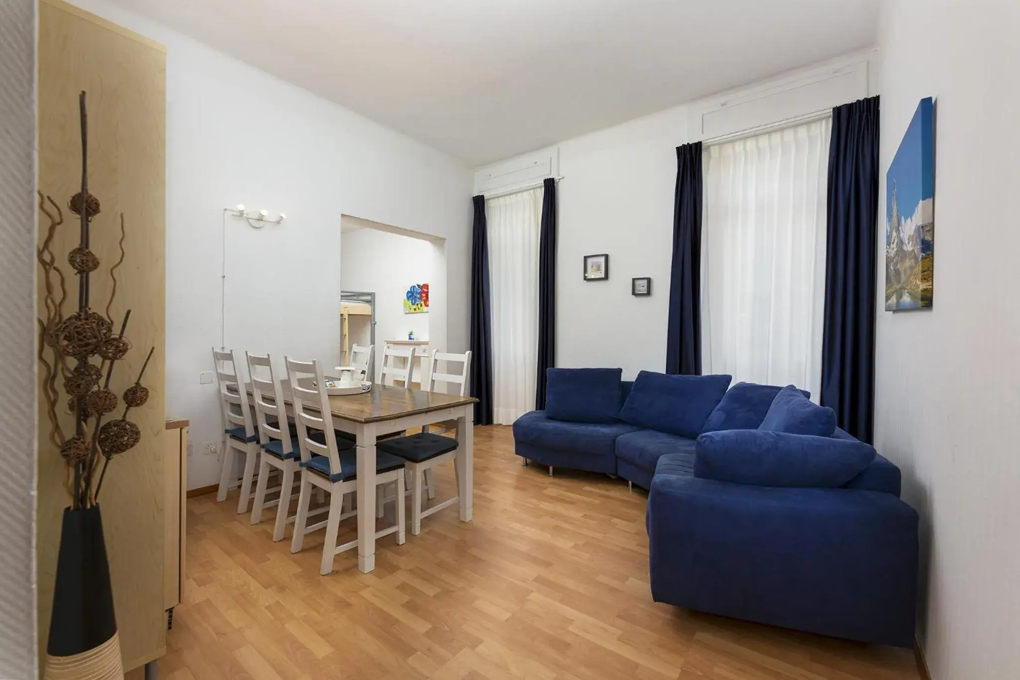 Living room in GuestHouse Lugano Center by LR Living room in GuestHouse Lugano Center by LR