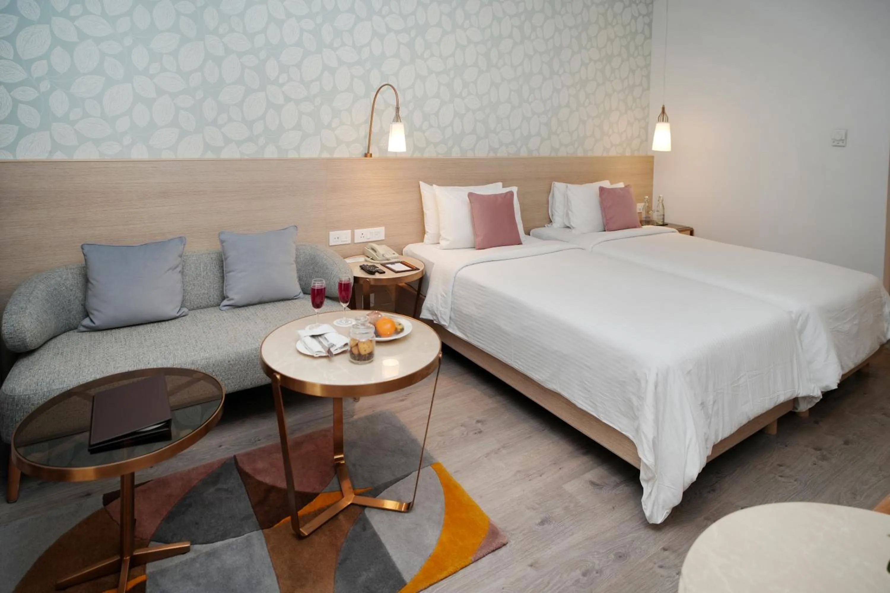 Bed in Muse Sarovar Portico Nehru Place