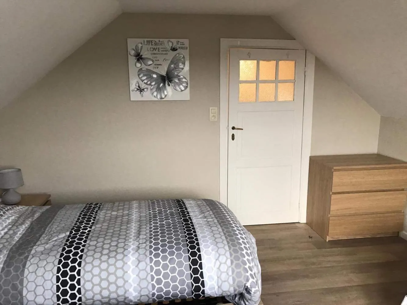 Bedroom, Bed in Villa Fernley