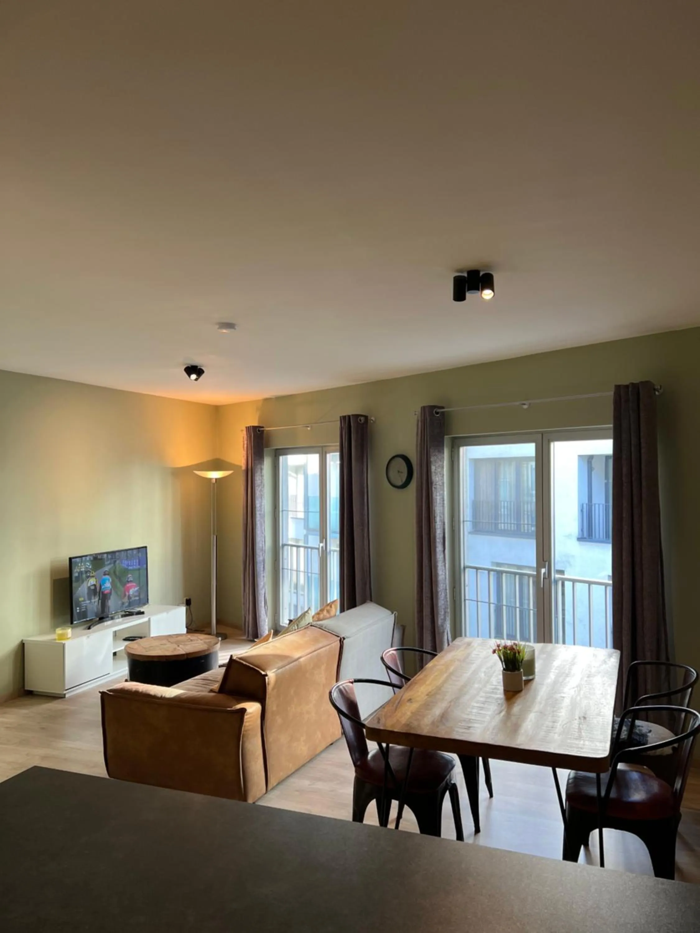 Bed in Antwerp City Appartment