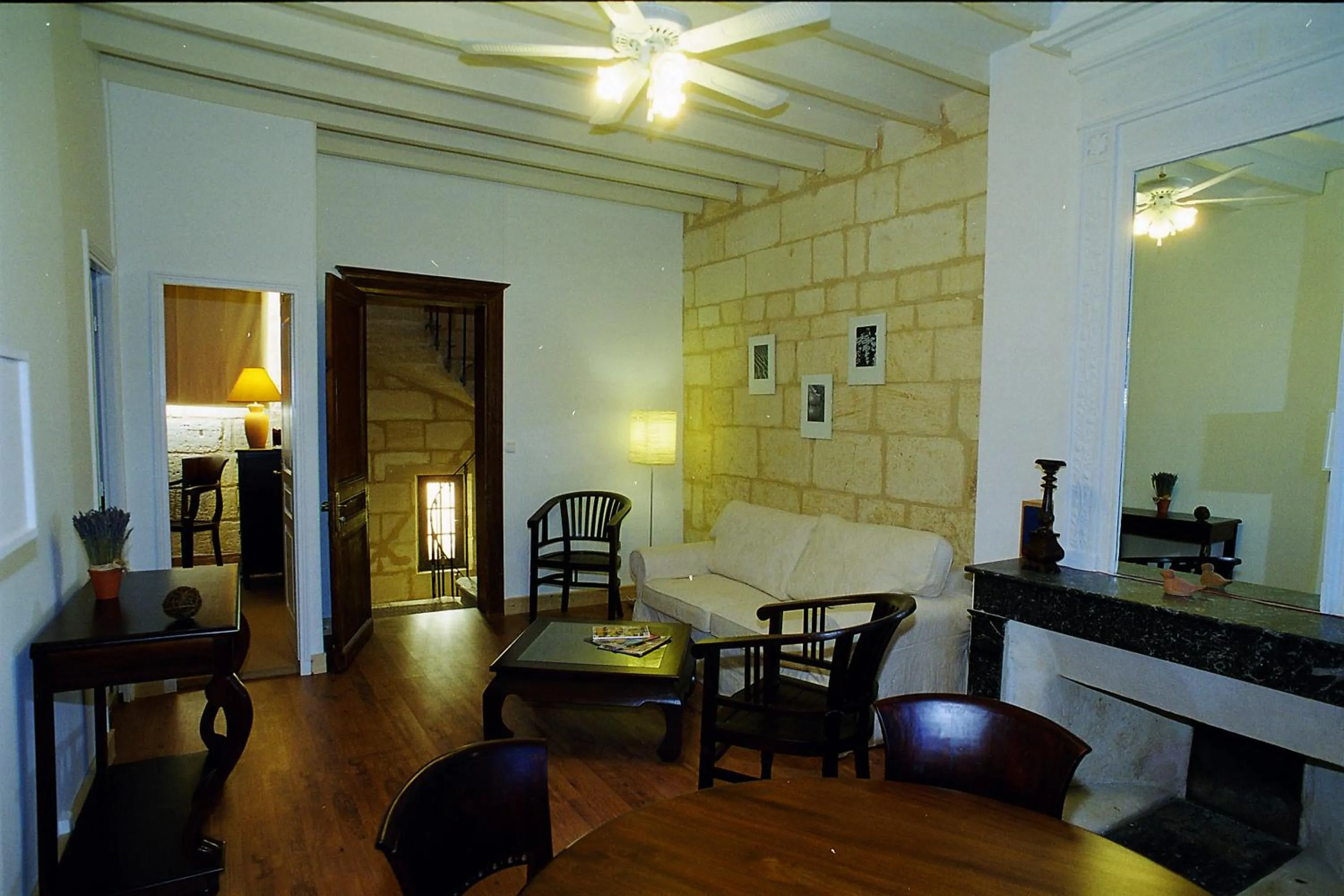 Living room in Les Logis du Roy