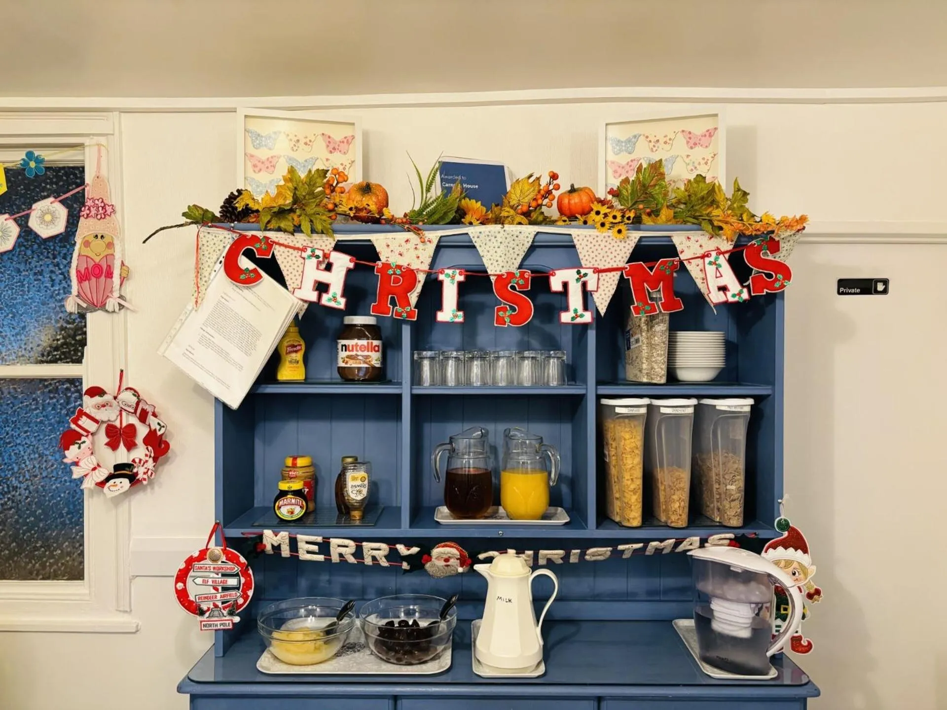 Dining area in Carnson House