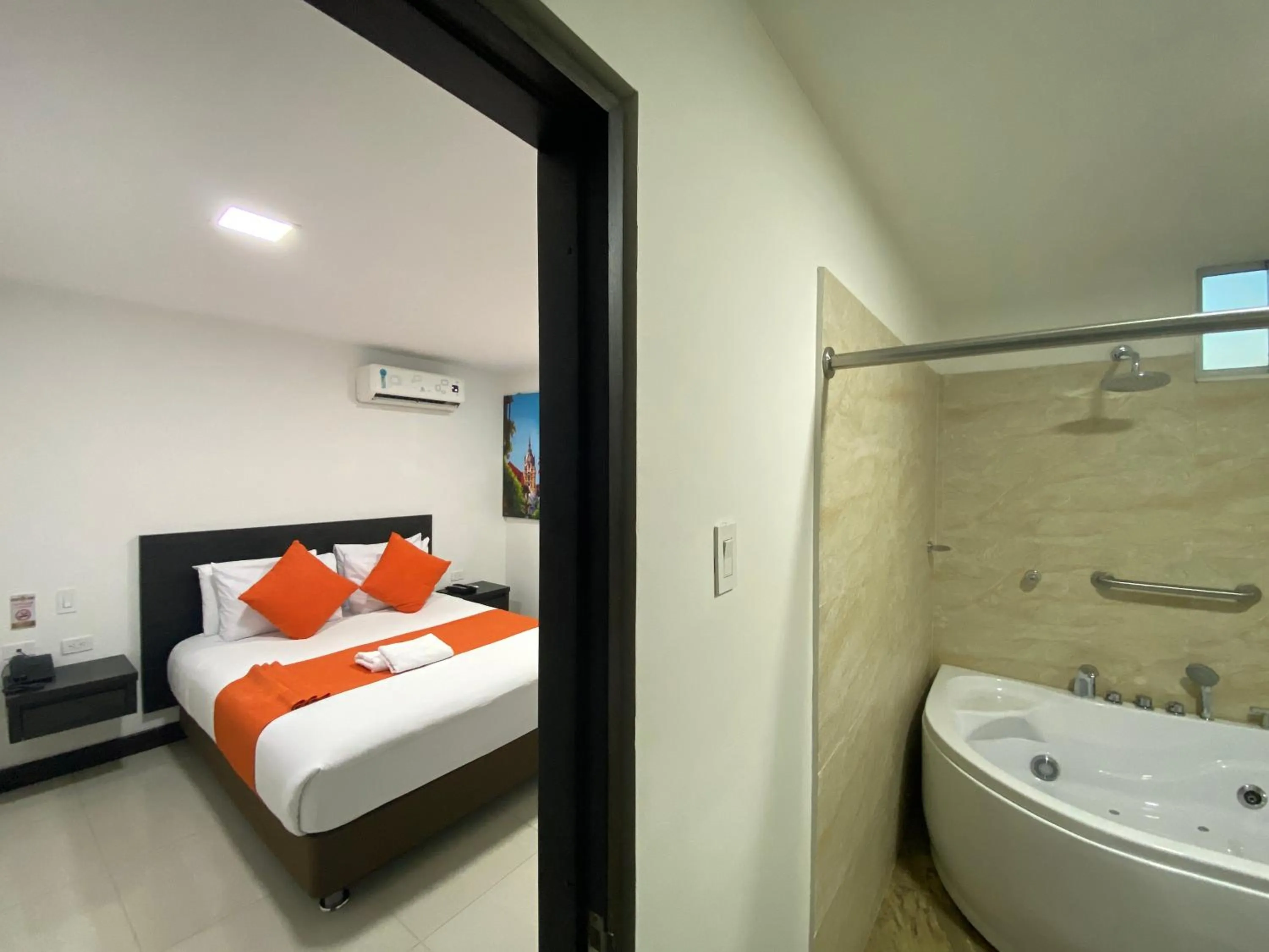 Bed in Hotel G Cartagena