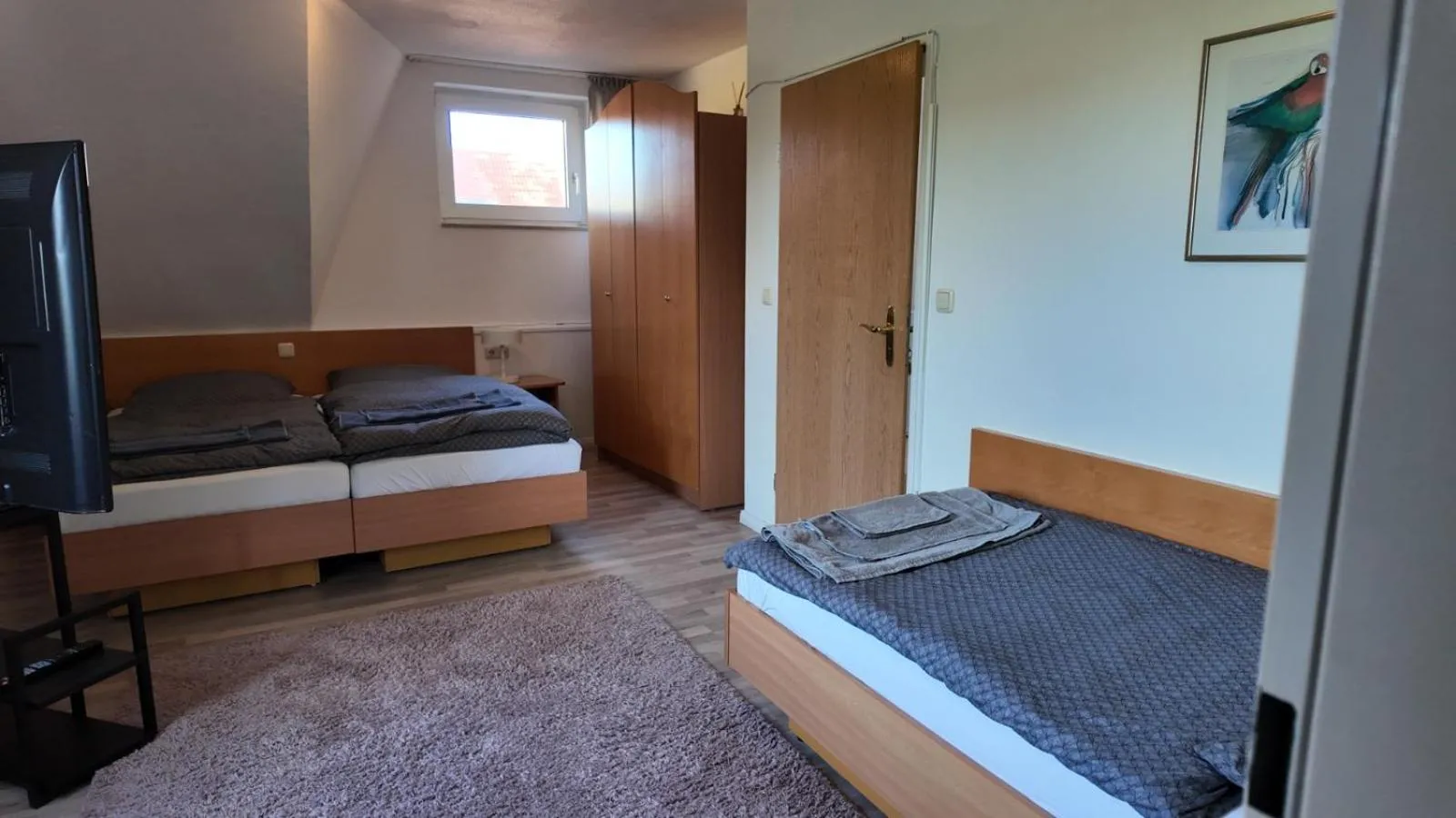 Bed in Hotel Rosenhof