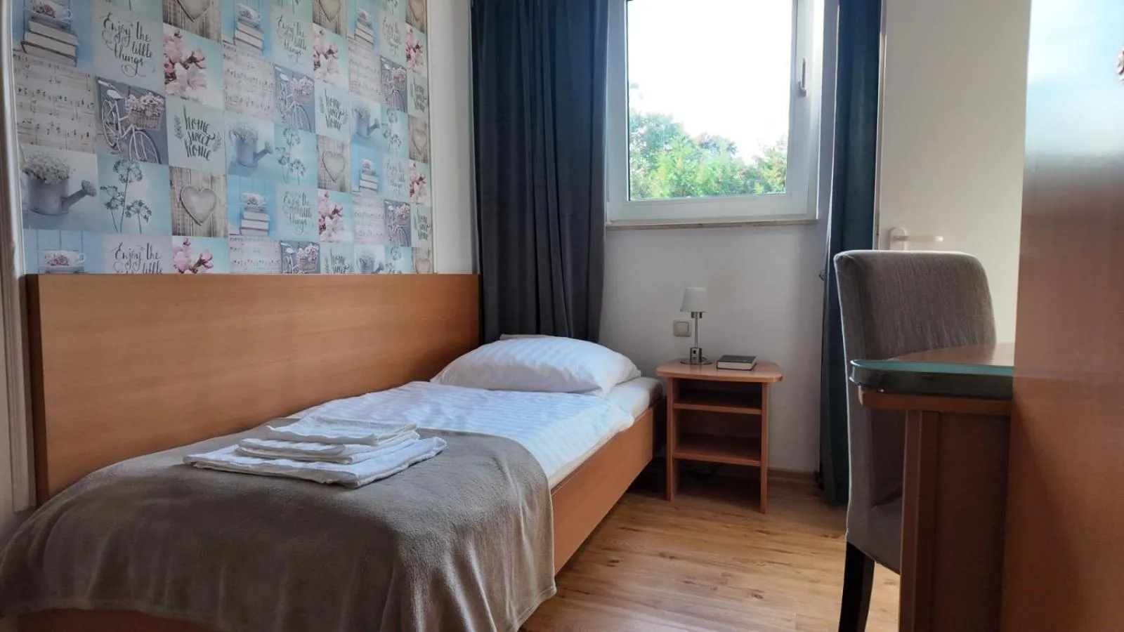 Bed in Hotel Rosenhof