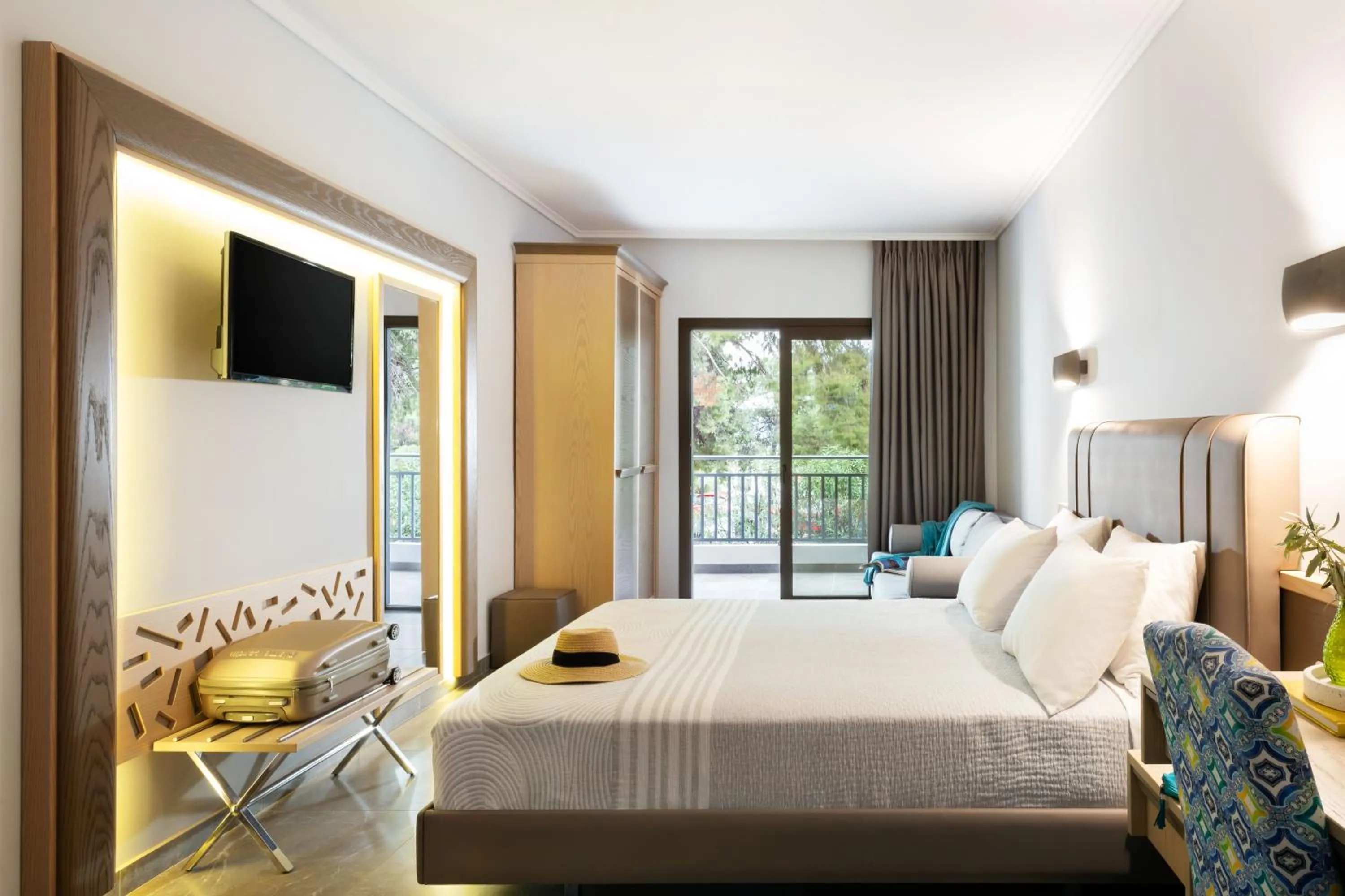 Photo of the whole room, Bed in Philoxenia Hotel