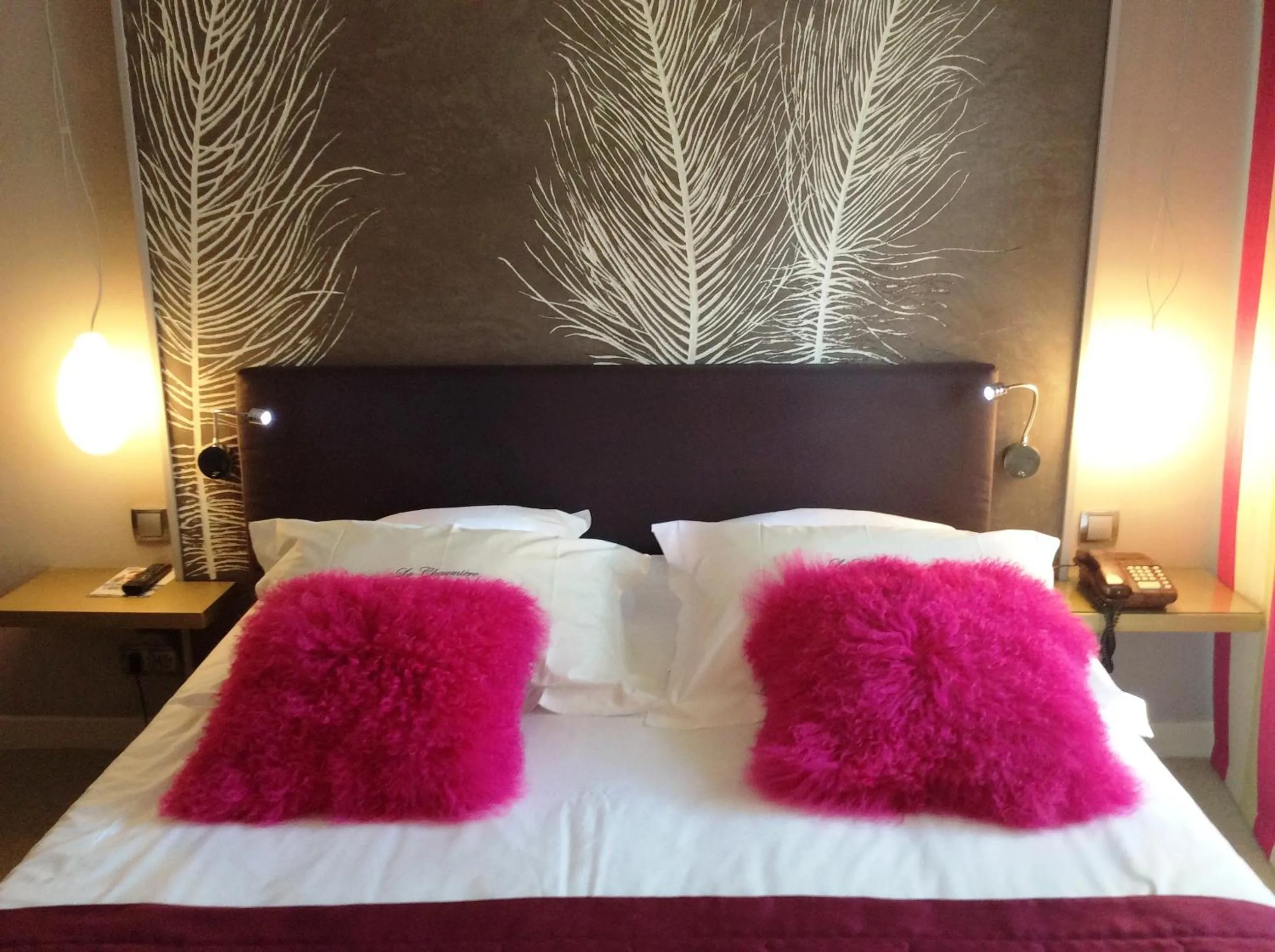 Bedroom, Bed in Hotel La Chaumiere