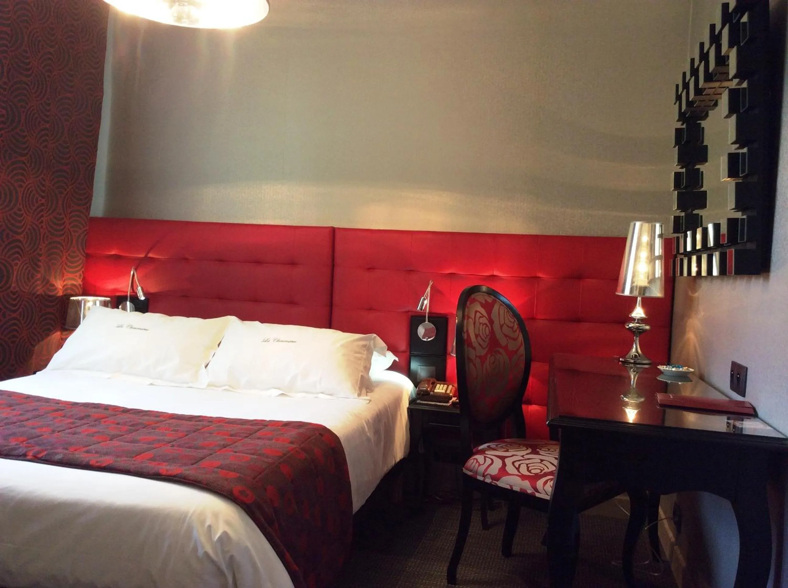 Bedroom, Bed in Hotel La Chaumiere