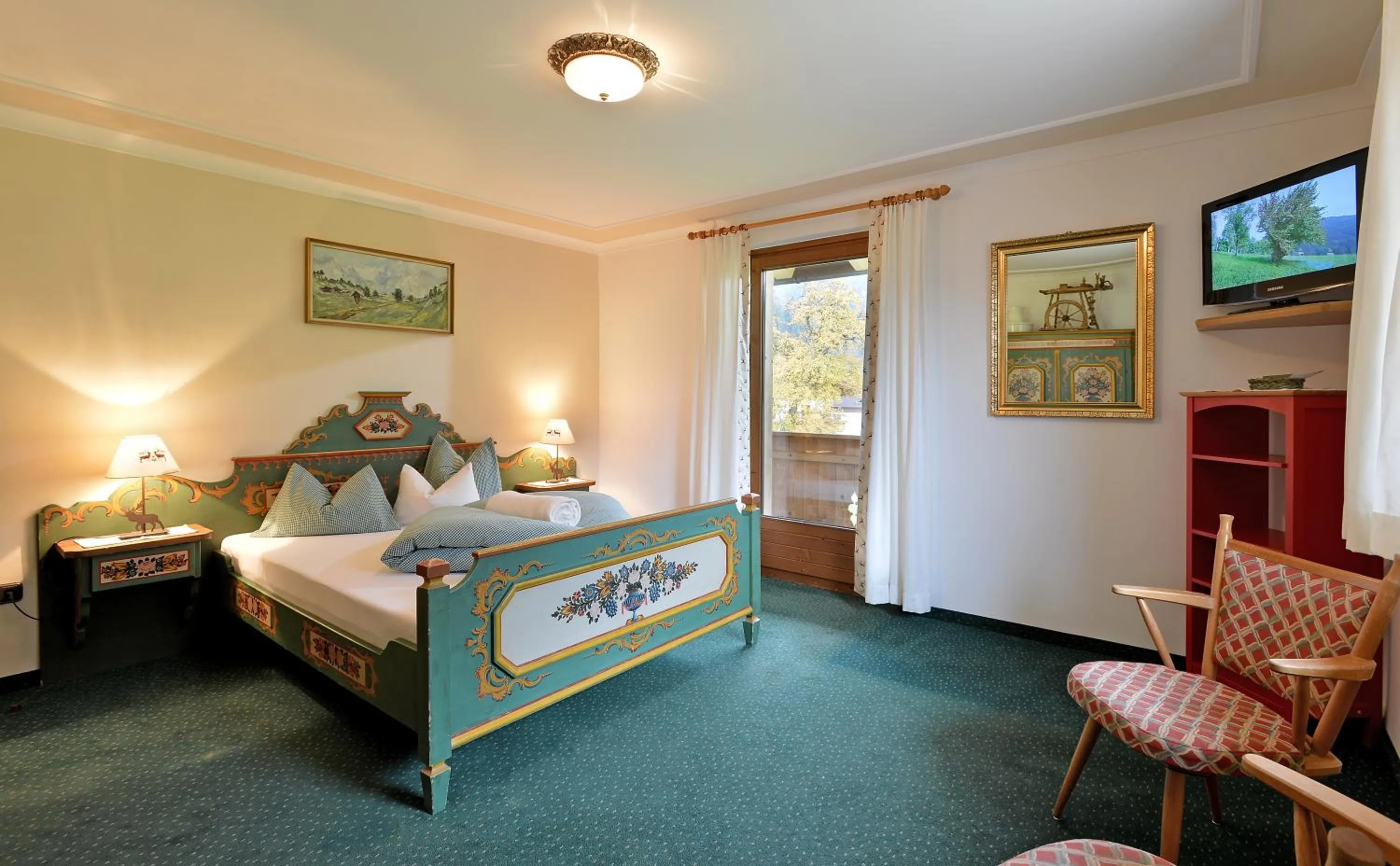 Bedroom, Bed in Landhaus Kumbichl