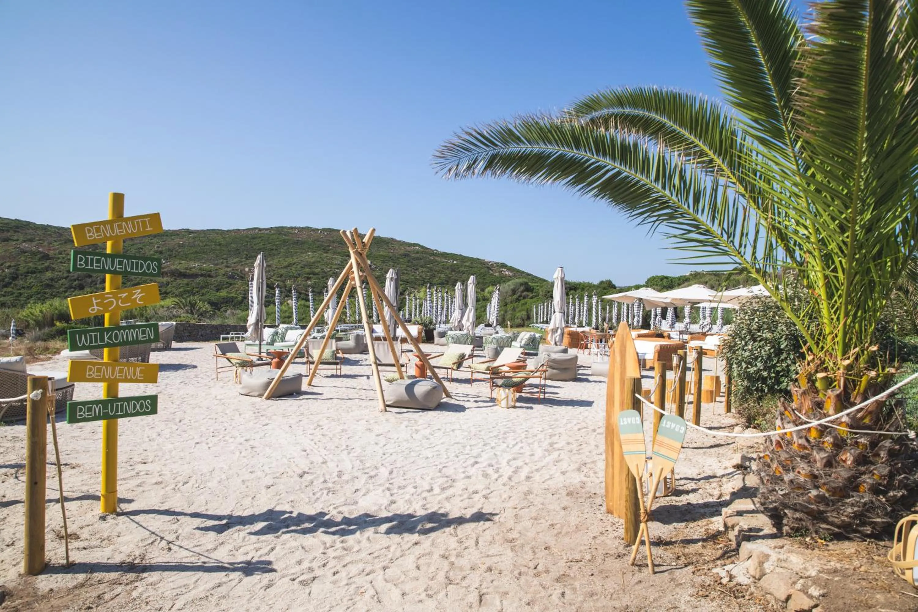 Beach in Mangia's Sardinia Resort