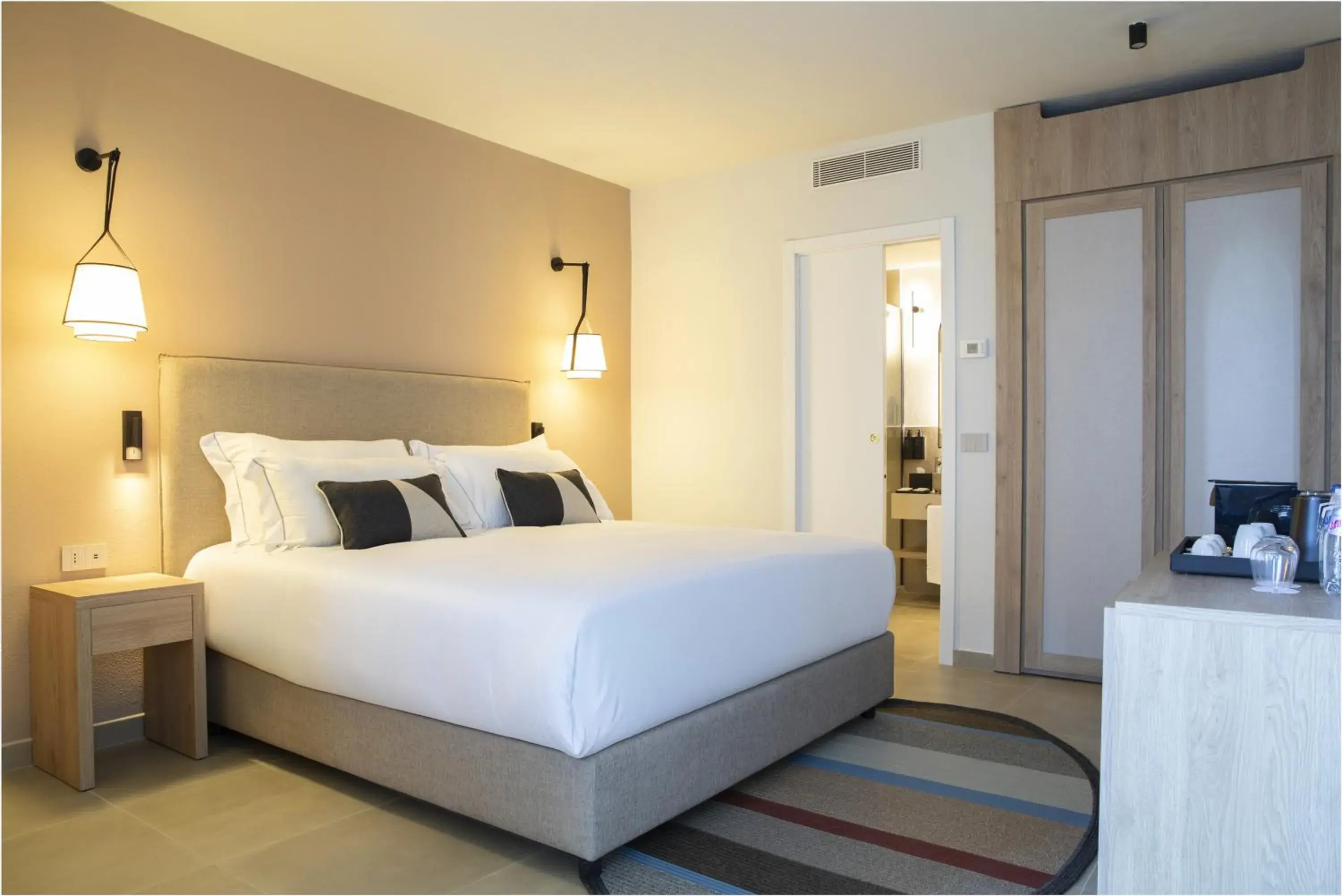 Bedroom in Mangia's Sardinia Resort Bedroom in Mangia's Sardinia Resort