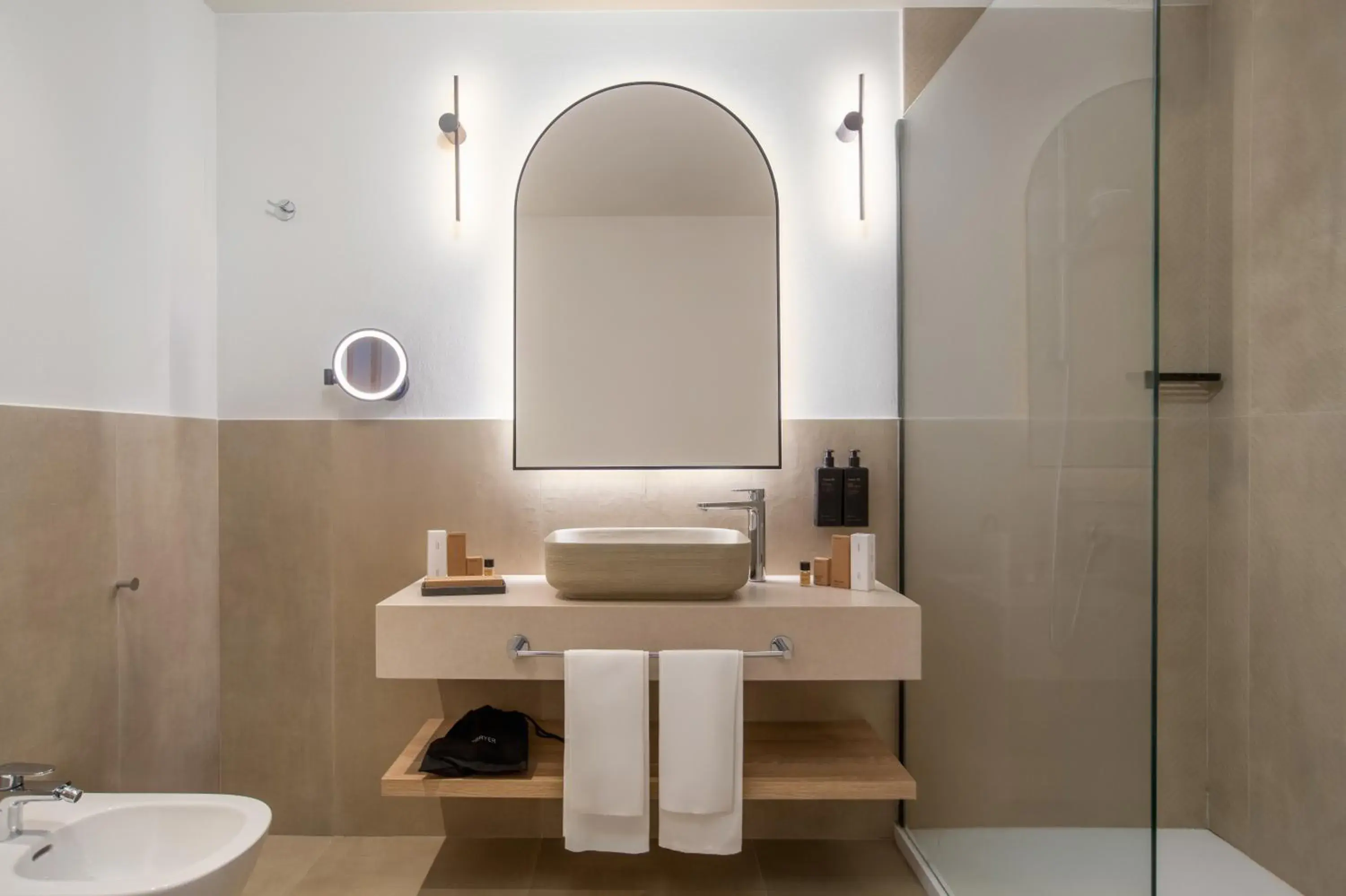 Bathroom in Mangia's Sardinia Resort Bathroom in Mangia's Sardinia Resort