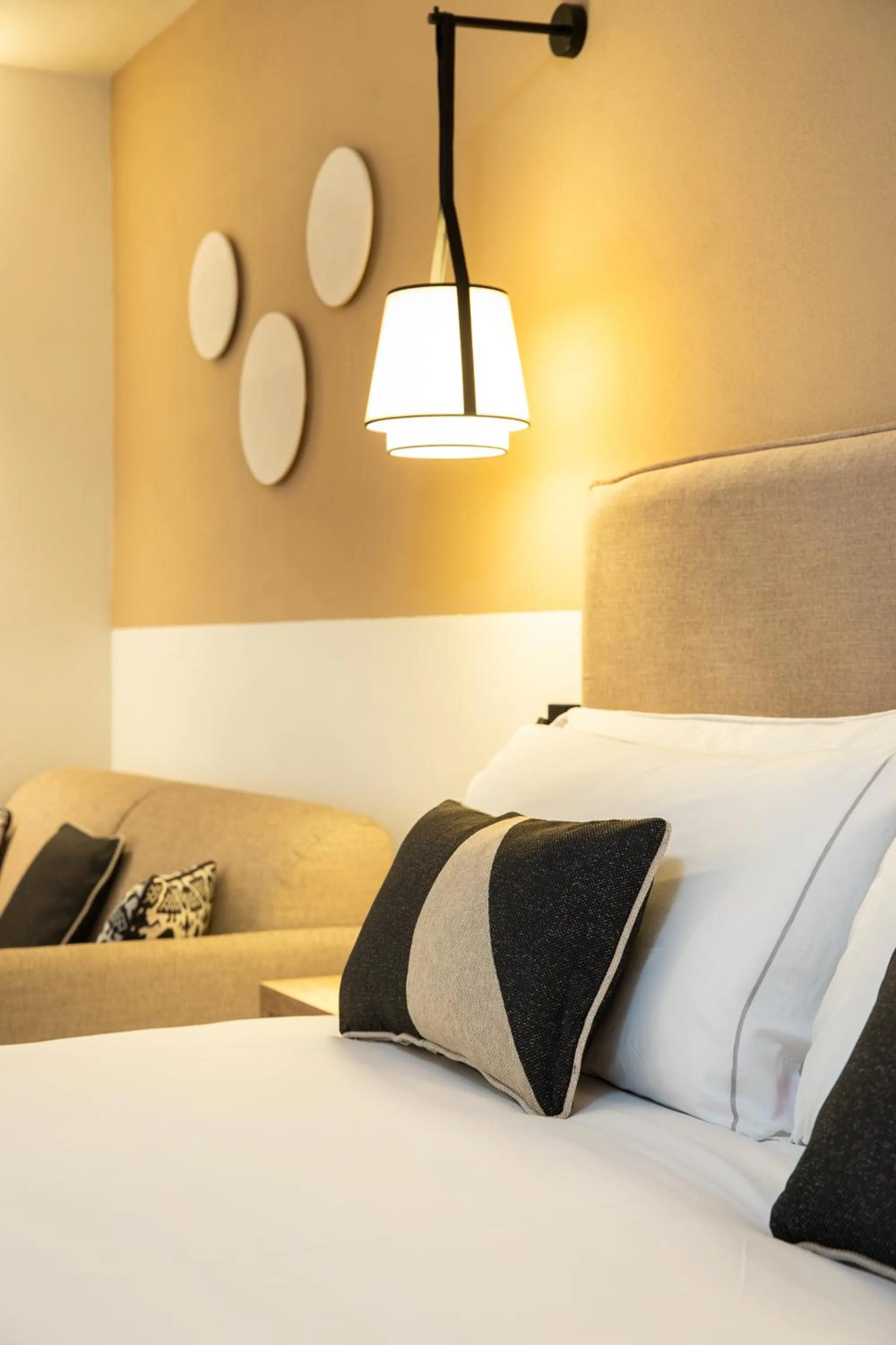 Bed in Mangia's Sardinia Resort