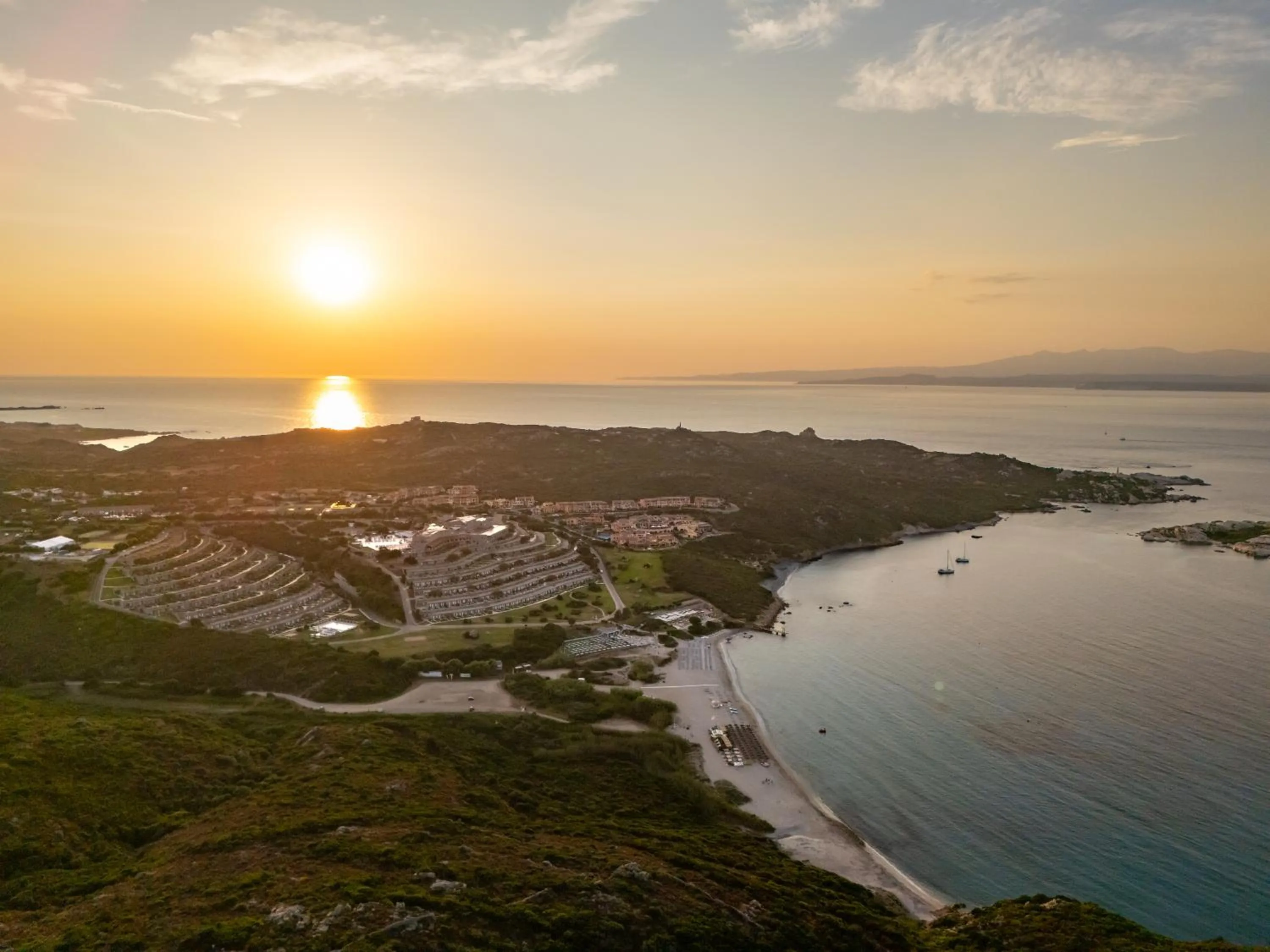 Bird's eye view in Mangia's Sardinia Resort