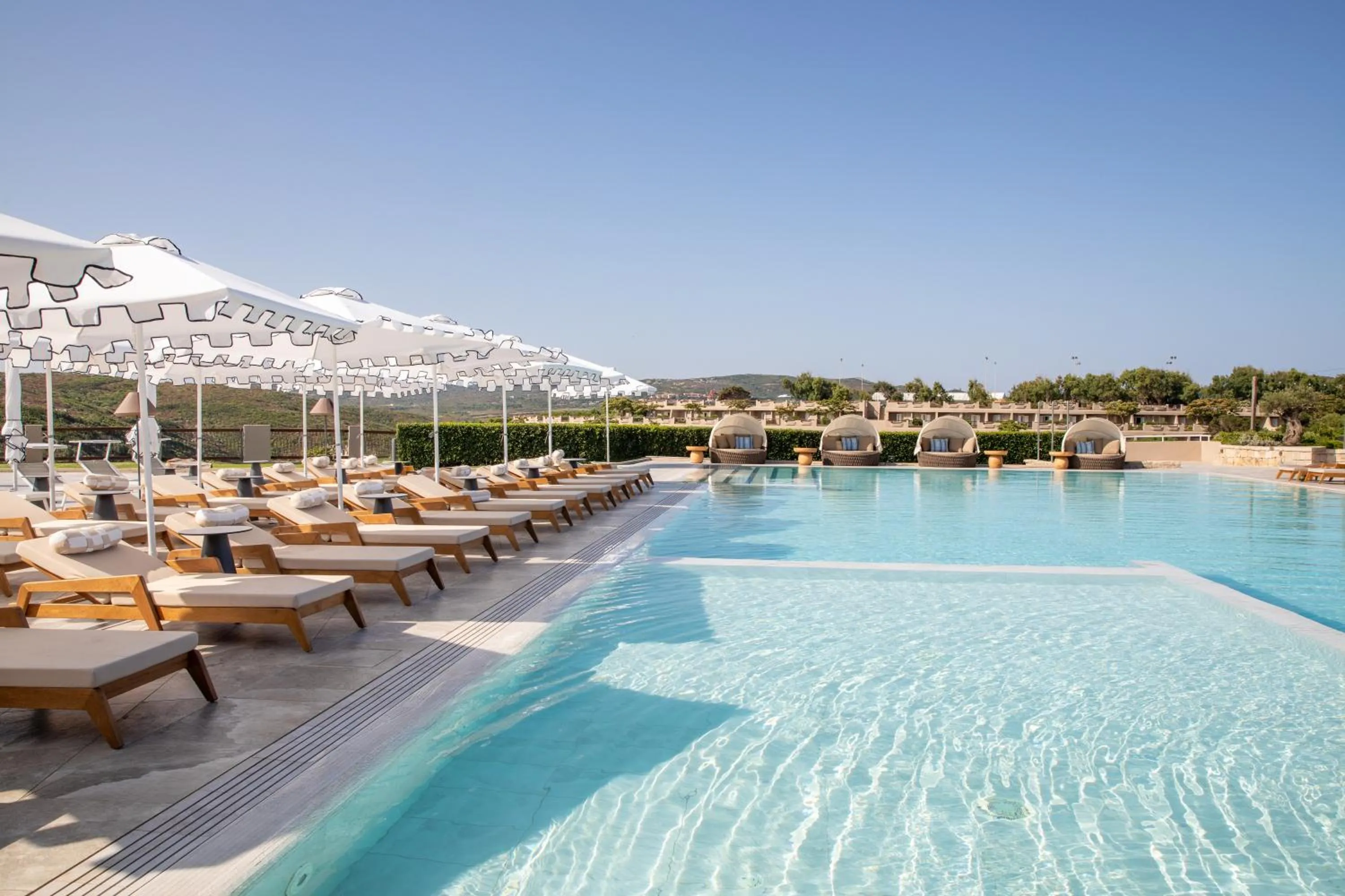 Swimming pool in Mangia's Sardinia Resort