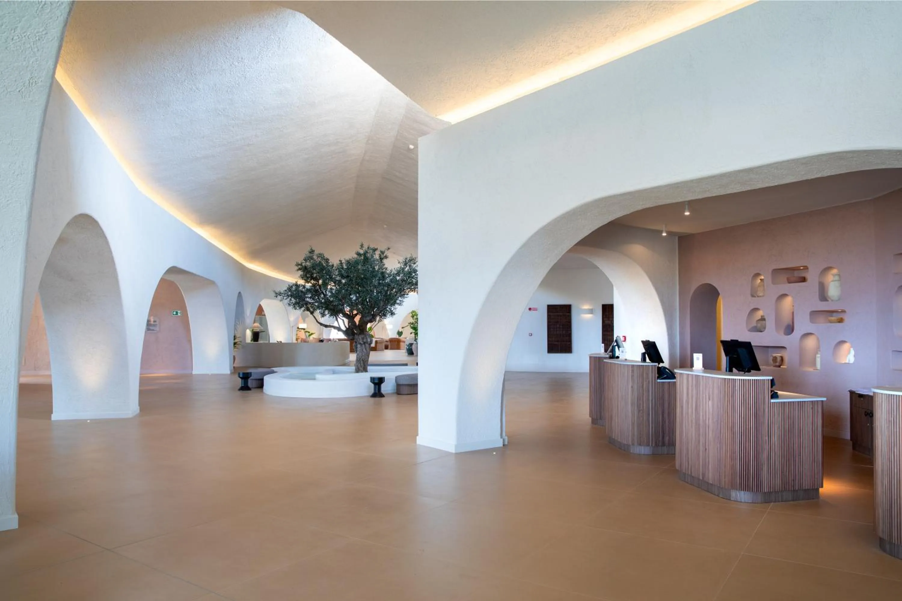 Lobby or reception in Mangia's Sardinia Resort