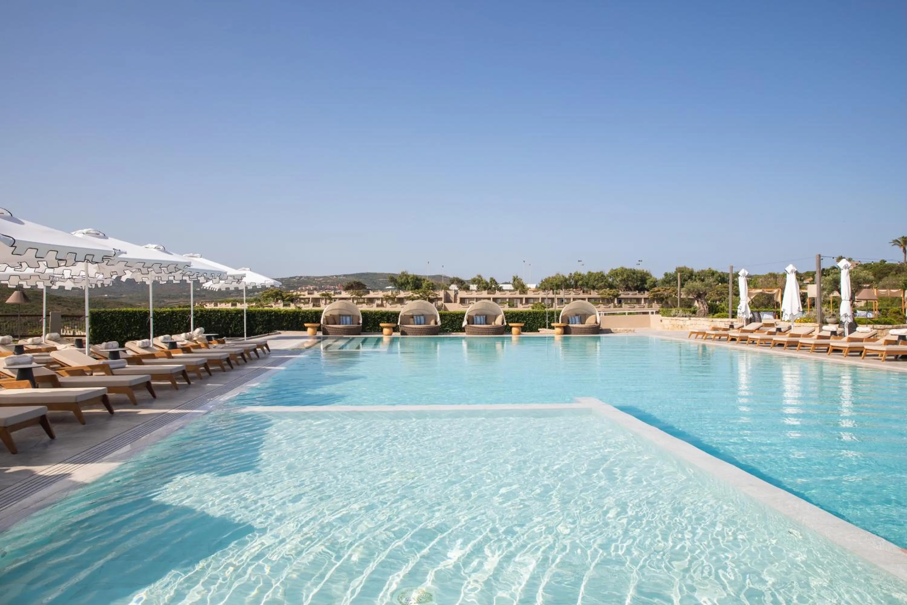 Swimming pool in Mangia's Sardinia Resort
