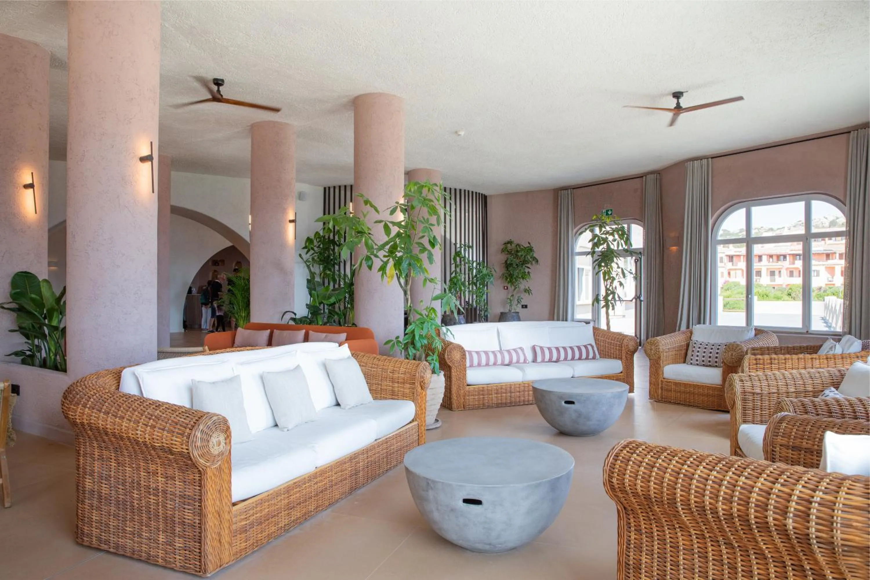 Lobby or reception, Bed in Mangia's Sardinia Resort