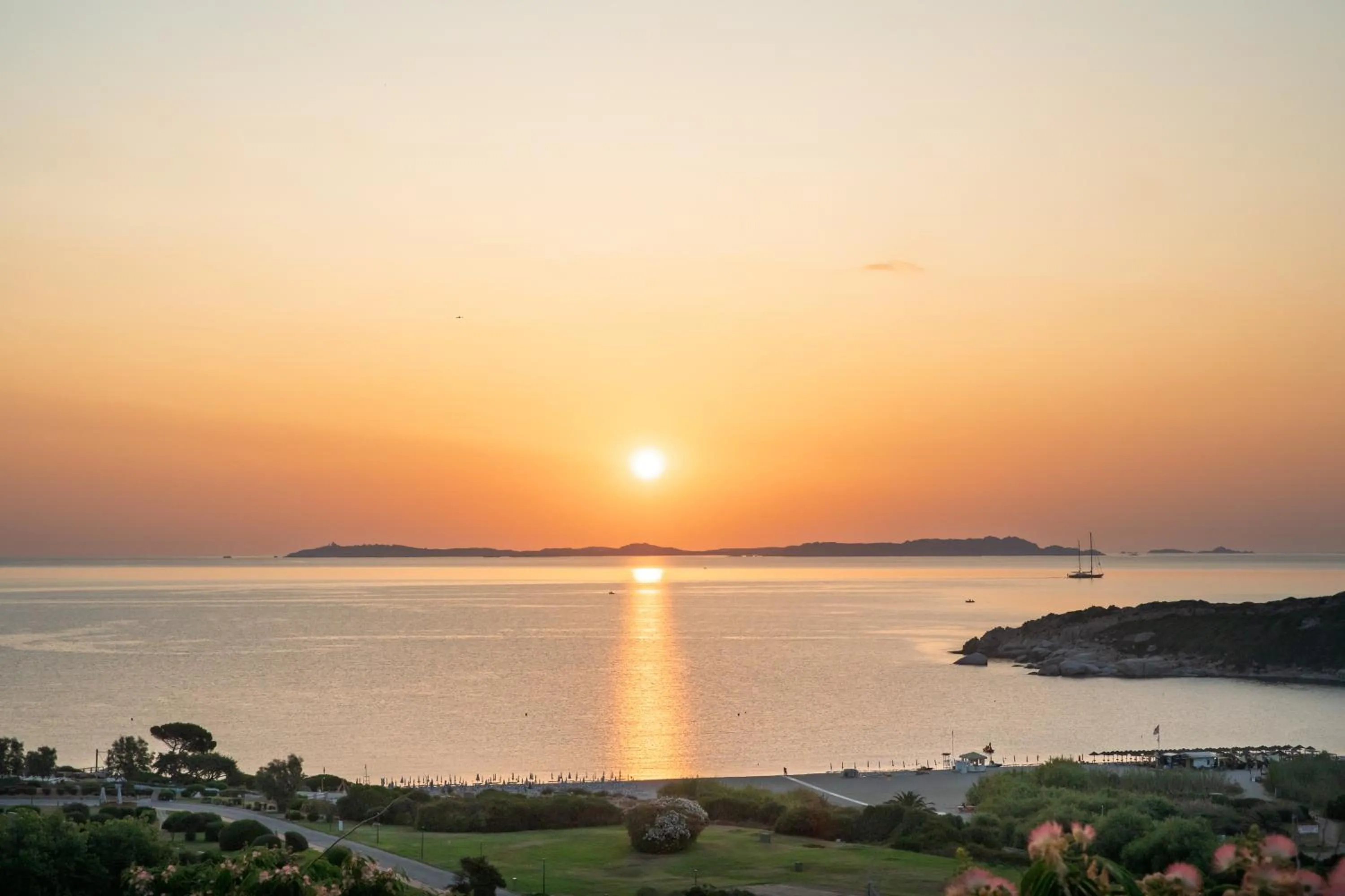 Sea view in Mangia's Sardinia Resort