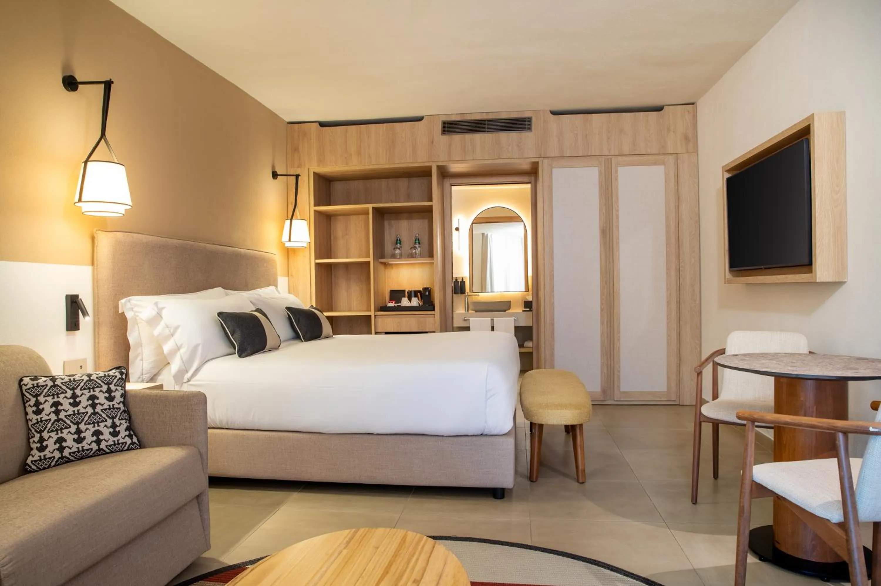 Bedroom, Bed in Mangia's Sardinia Resort