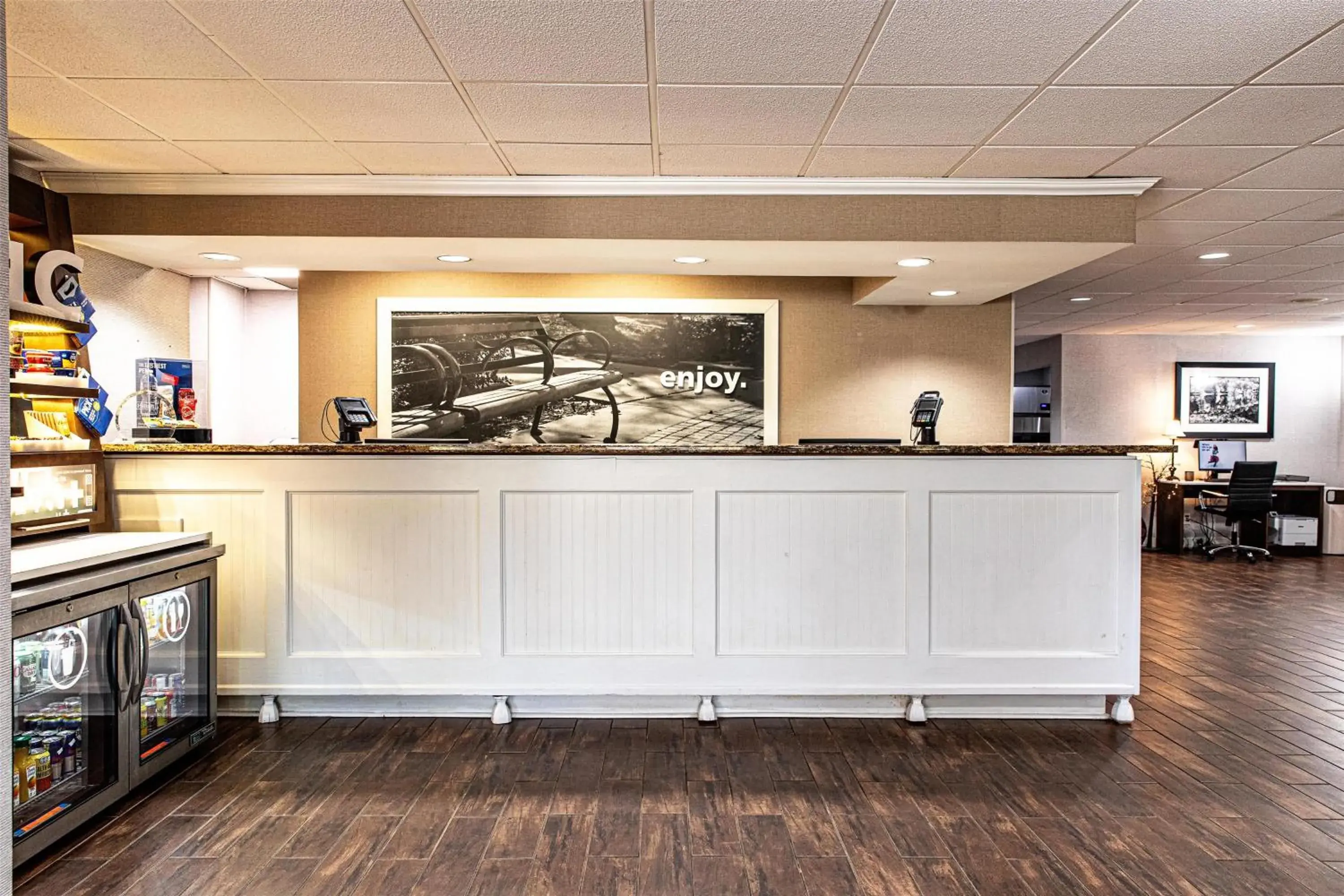Lobby or reception in Hampton Inn Salisbury Lobby or reception in Hampton Inn Salisbury
