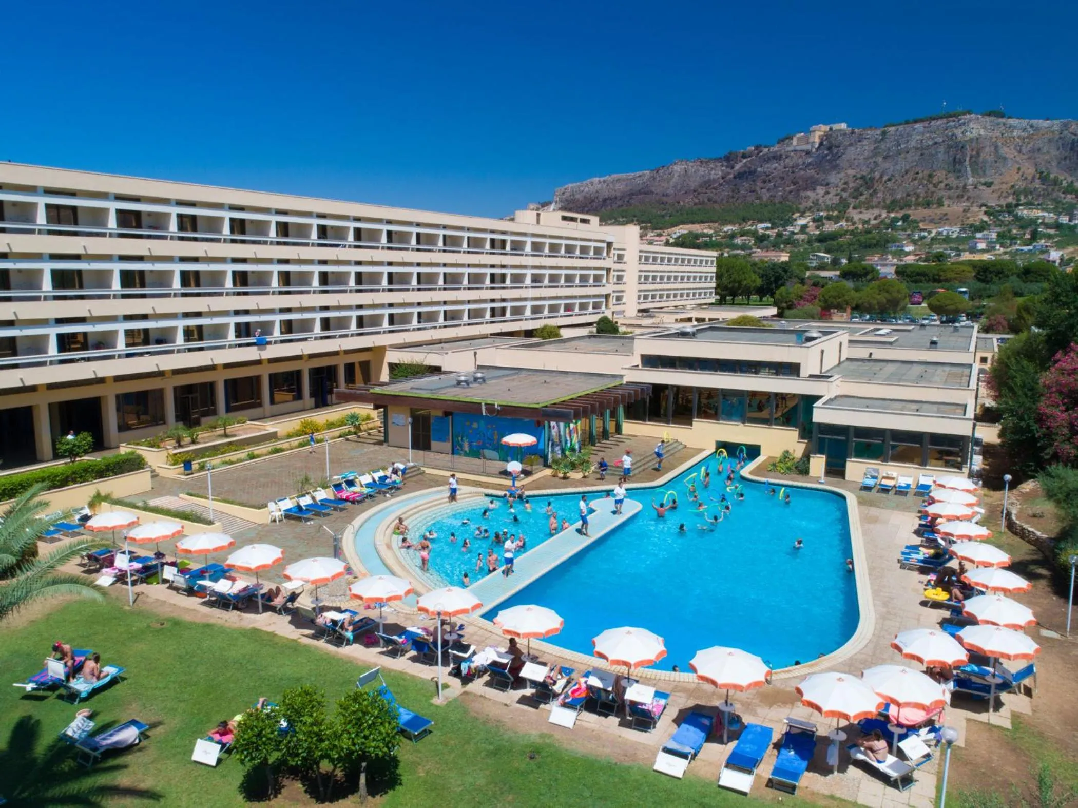 Bird's eye view in MClub Lipari