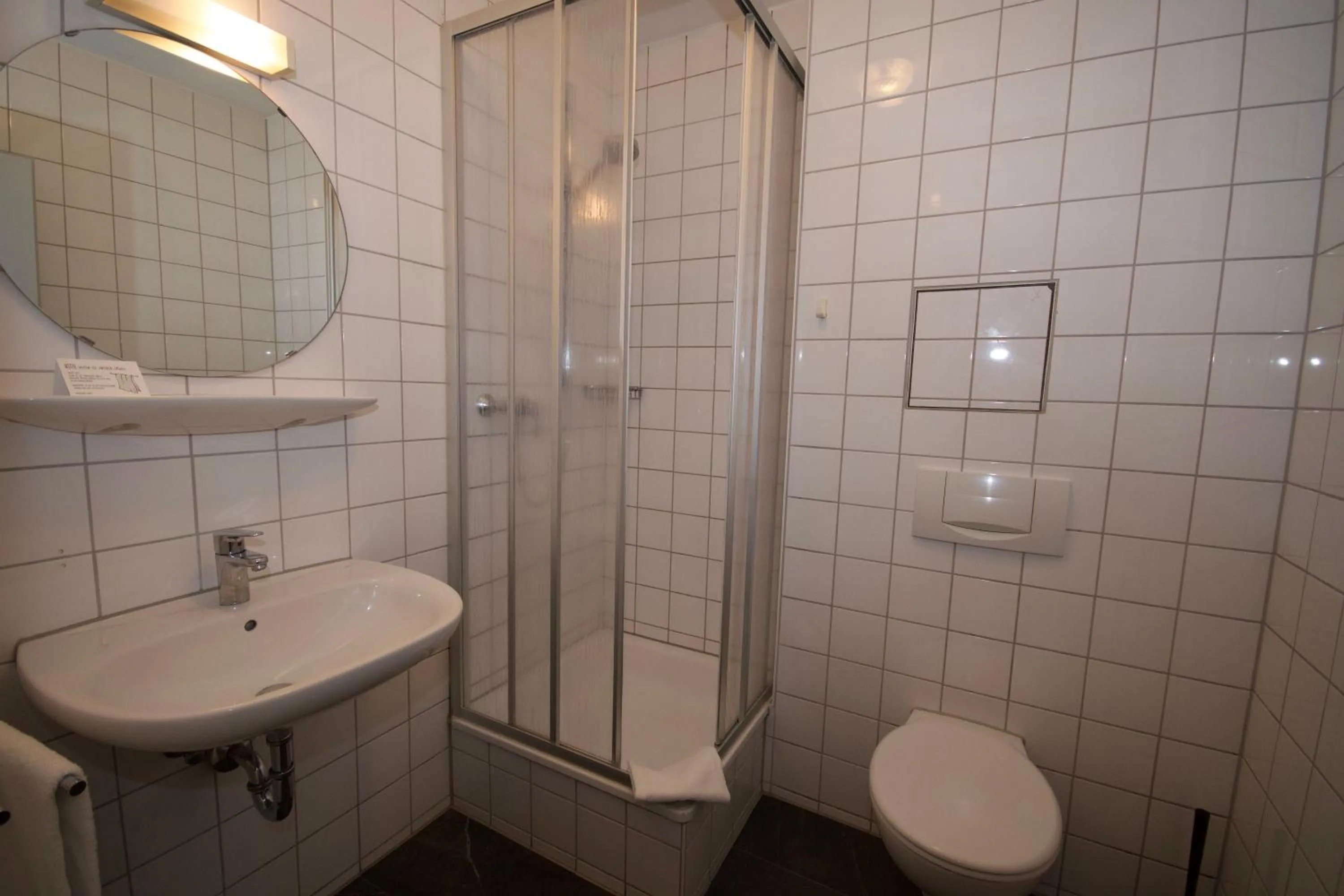Bathroom in Gästehaus Bavaria