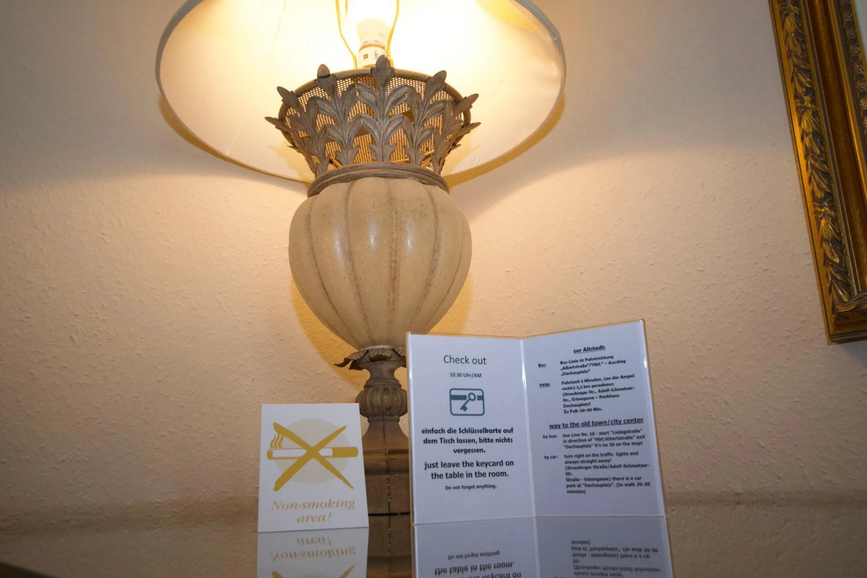 Decorative detail in Gästehaus Bavaria