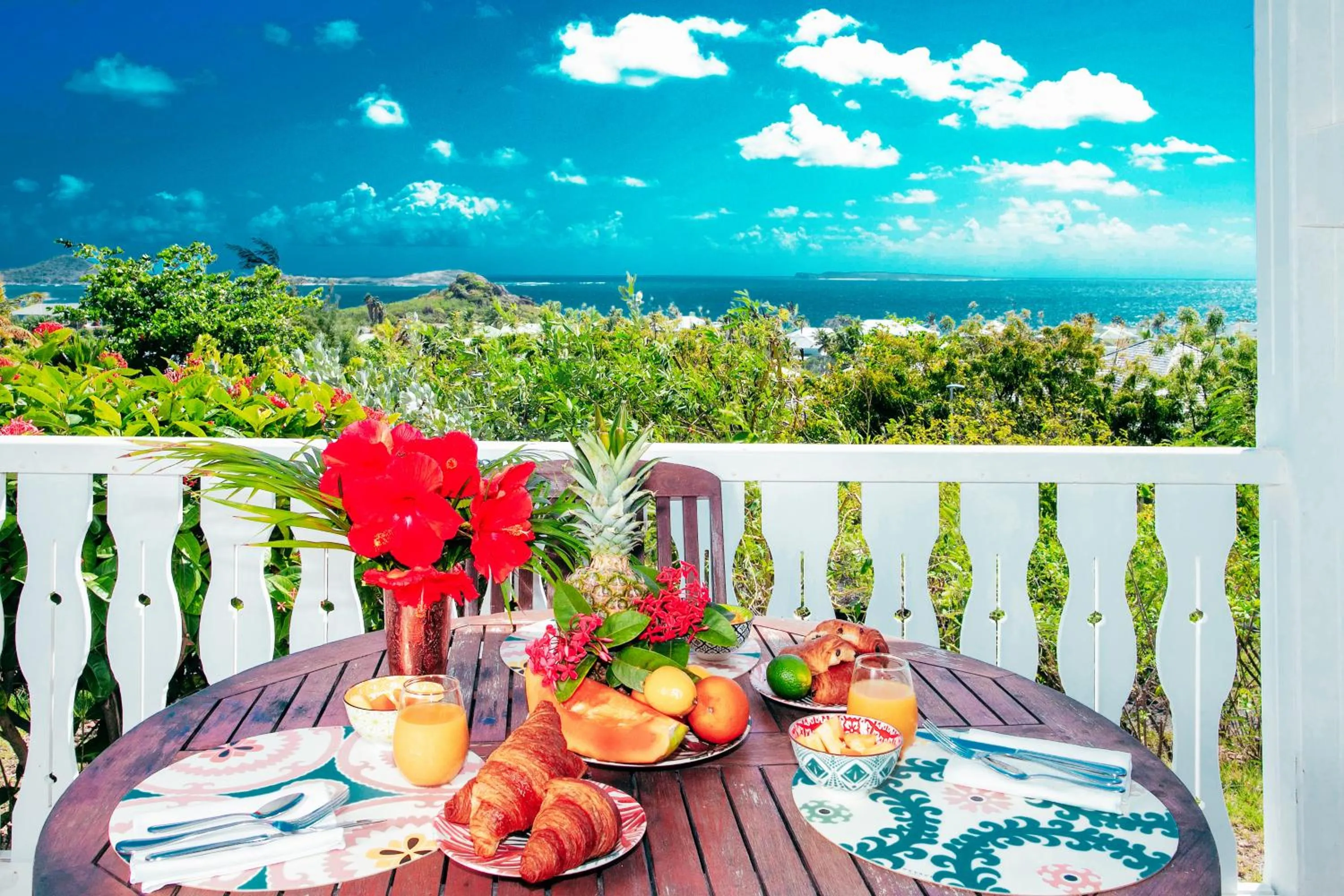 Sea view in Hotel La Plantation