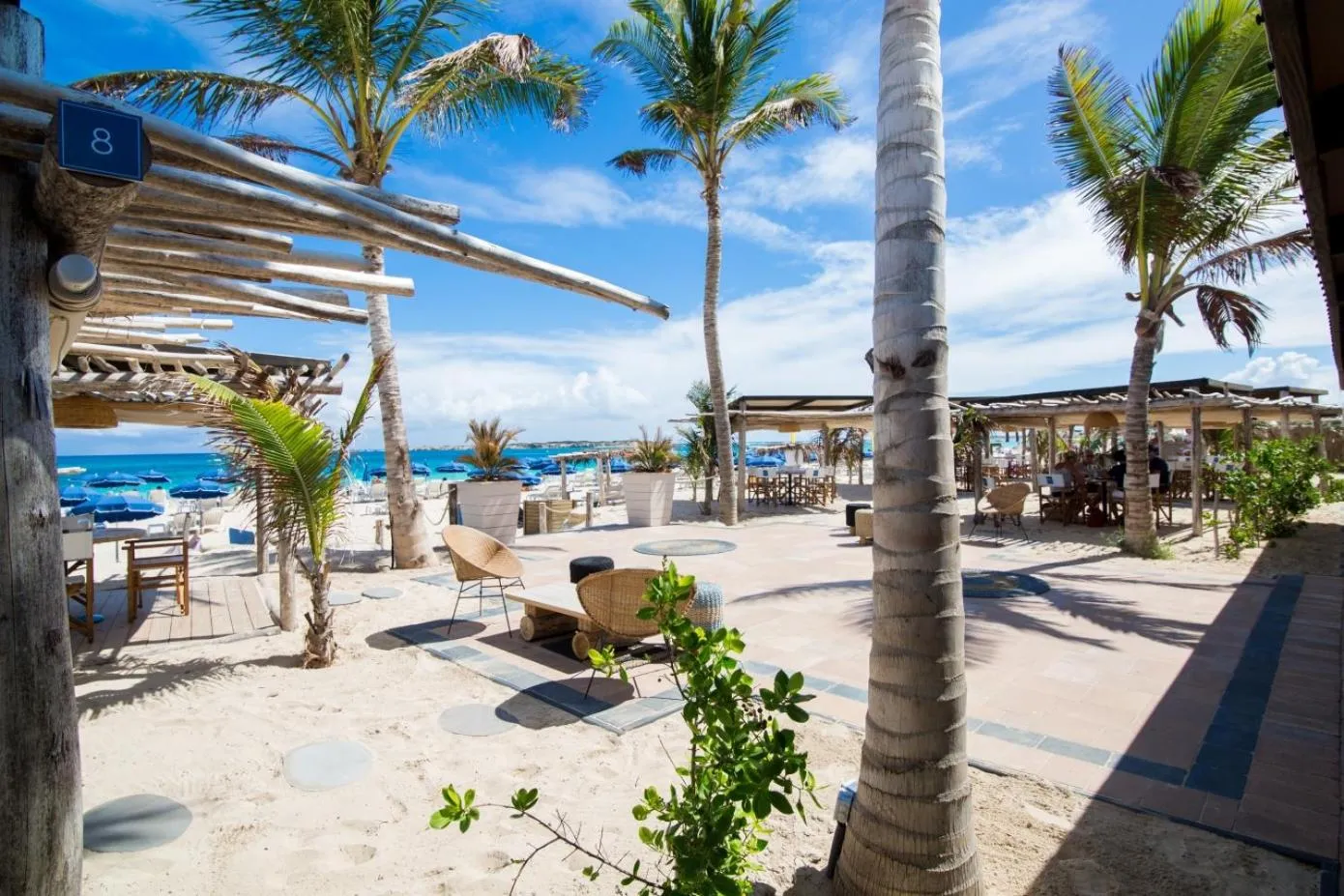 Beach in Hotel La Plantation