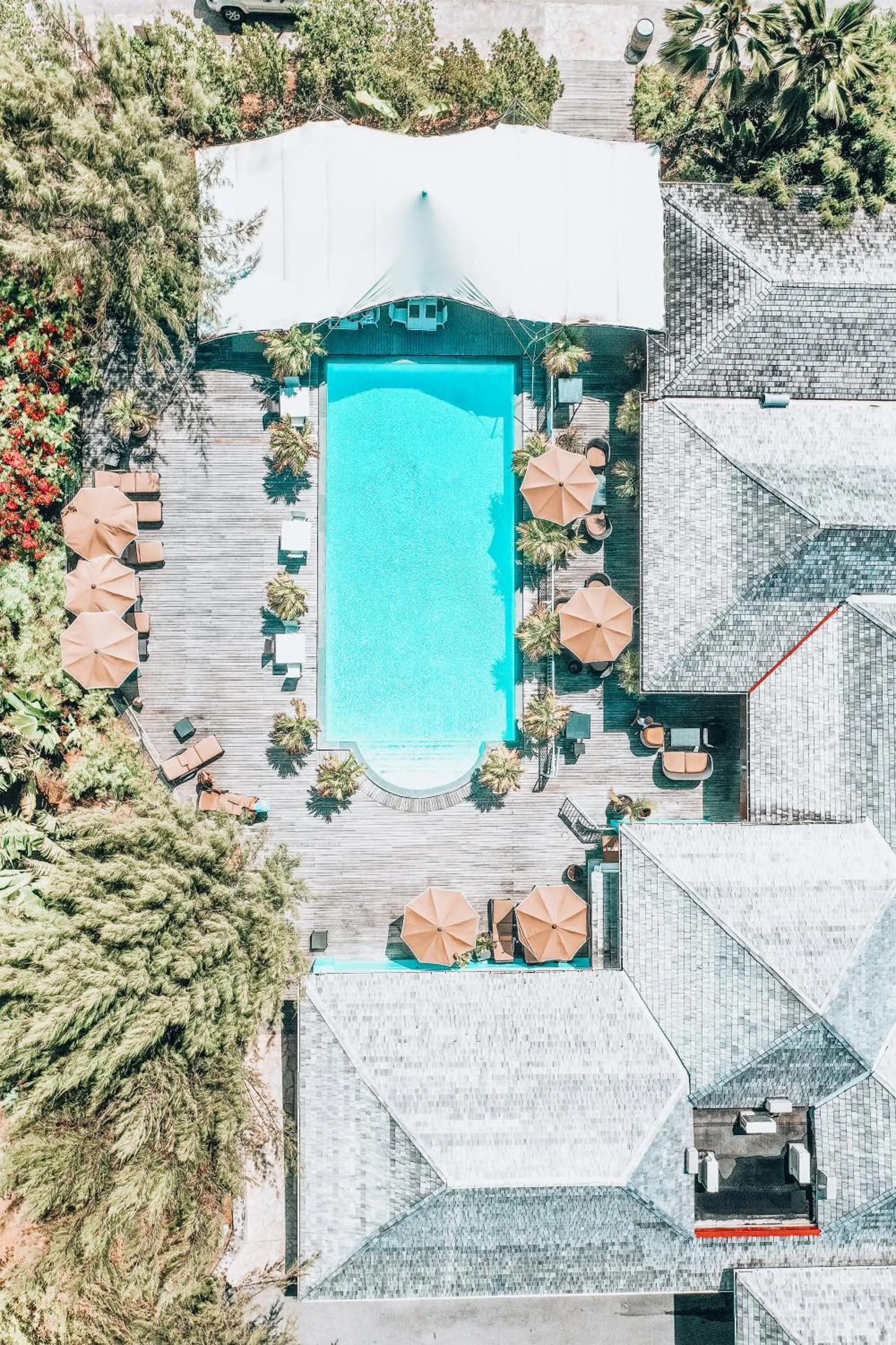 Bird's eye view in Hotel La Plantation