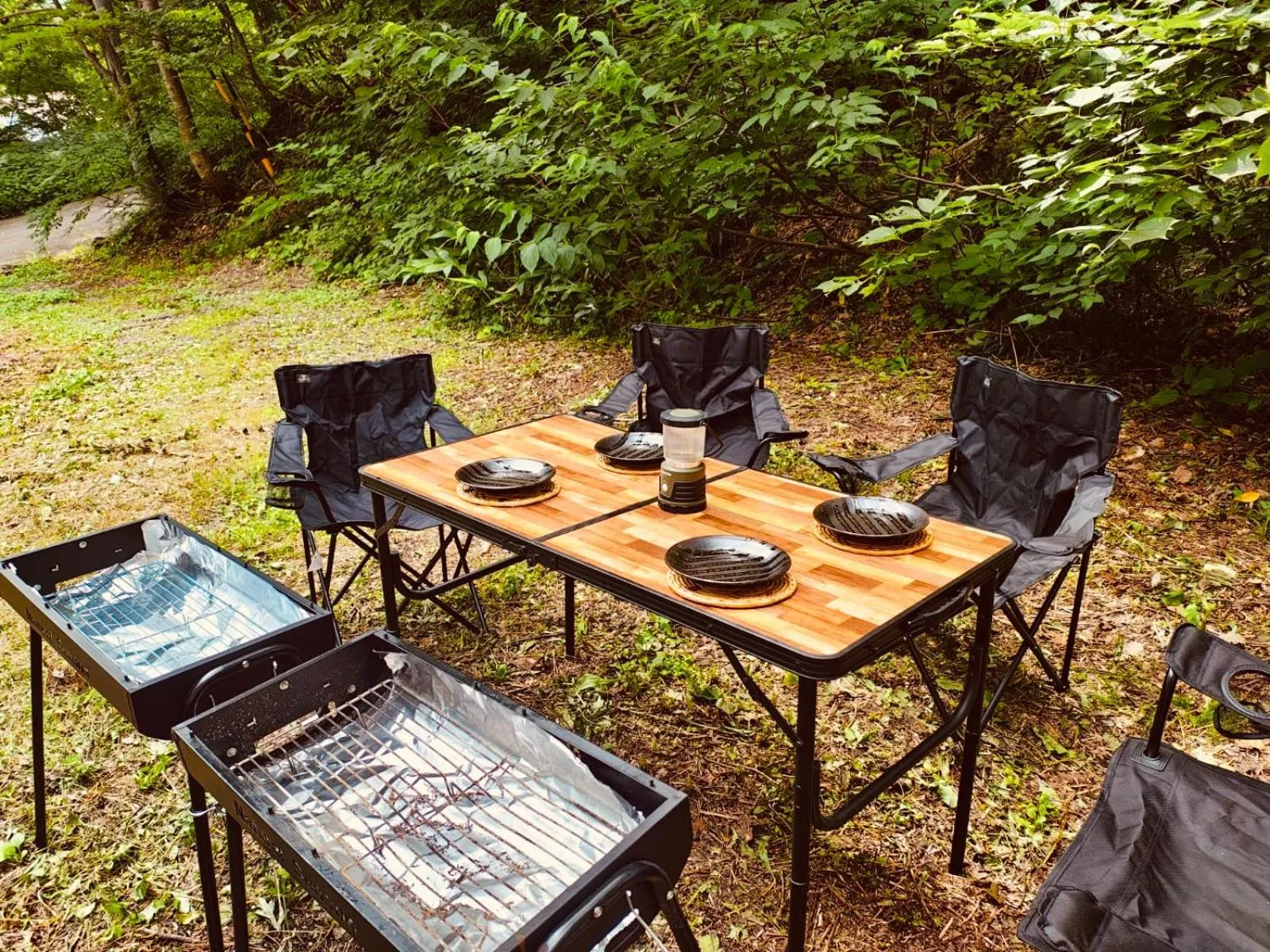 BBQ facilities in The Bohemians' Shelter