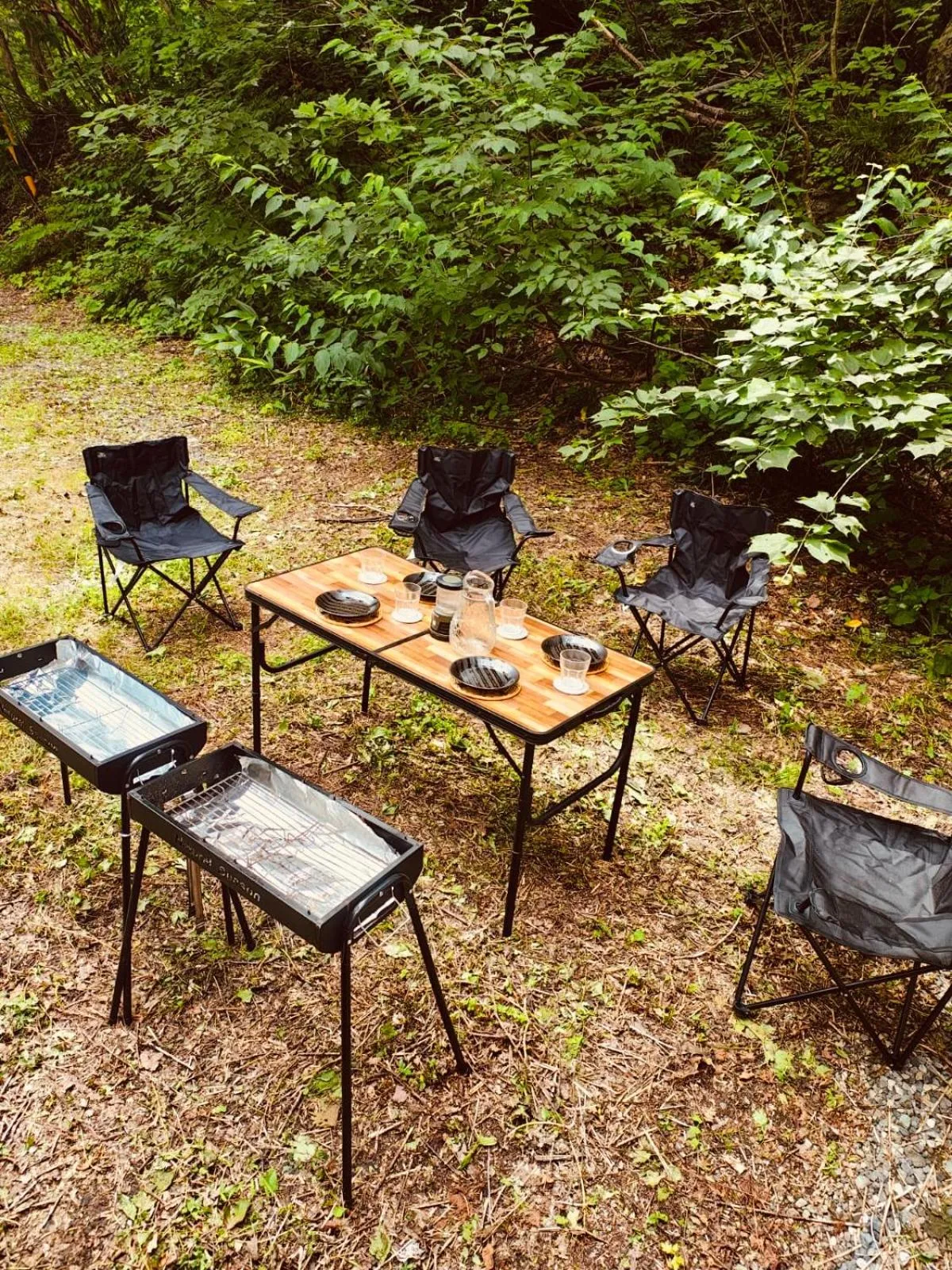BBQ facilities in The Bohemians' Shelter