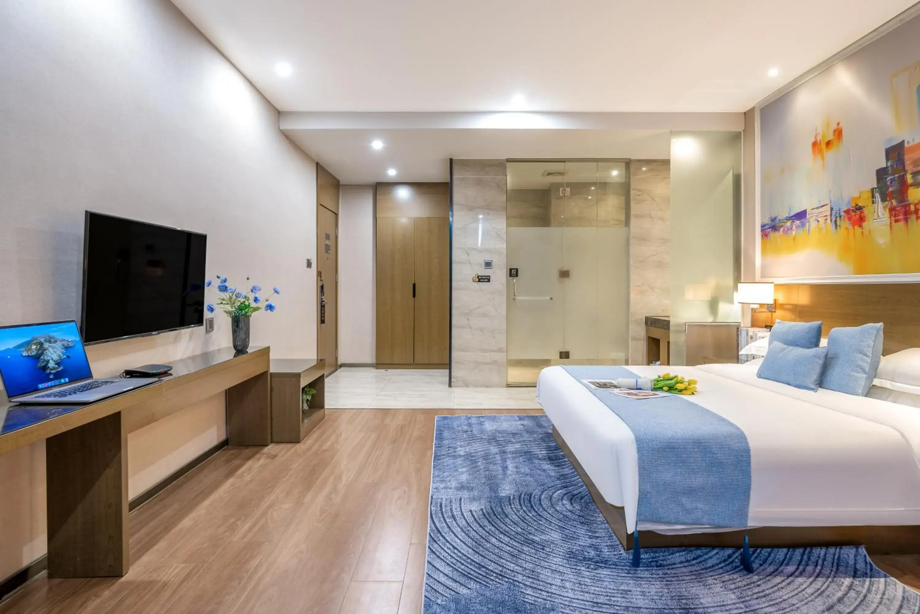 Bed in Zhongshan Bafei Hotel Bed in Zhongshan Bafei Hotel