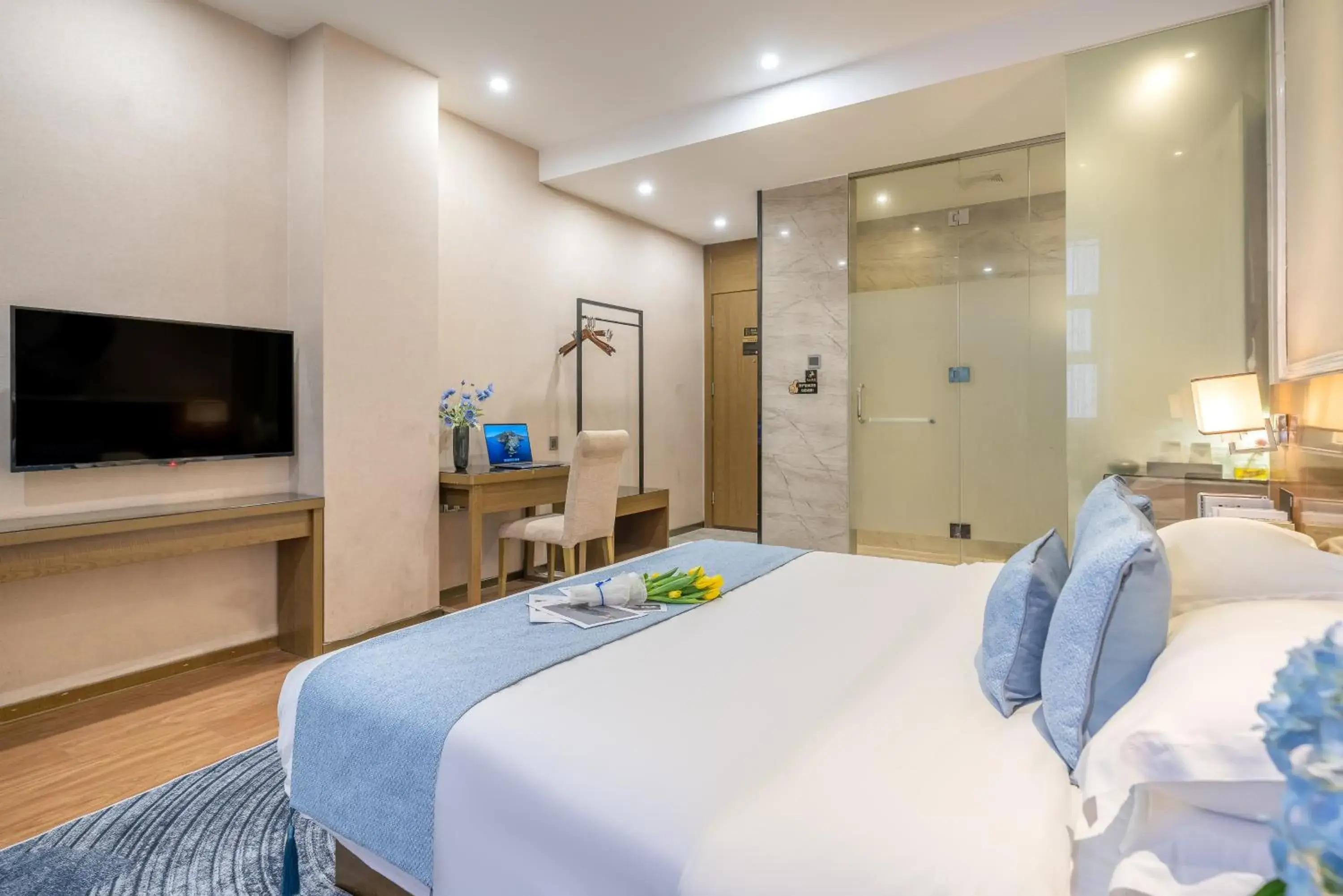 Bed in Zhongshan Bafei Hotel Bed in Zhongshan Bafei Hotel