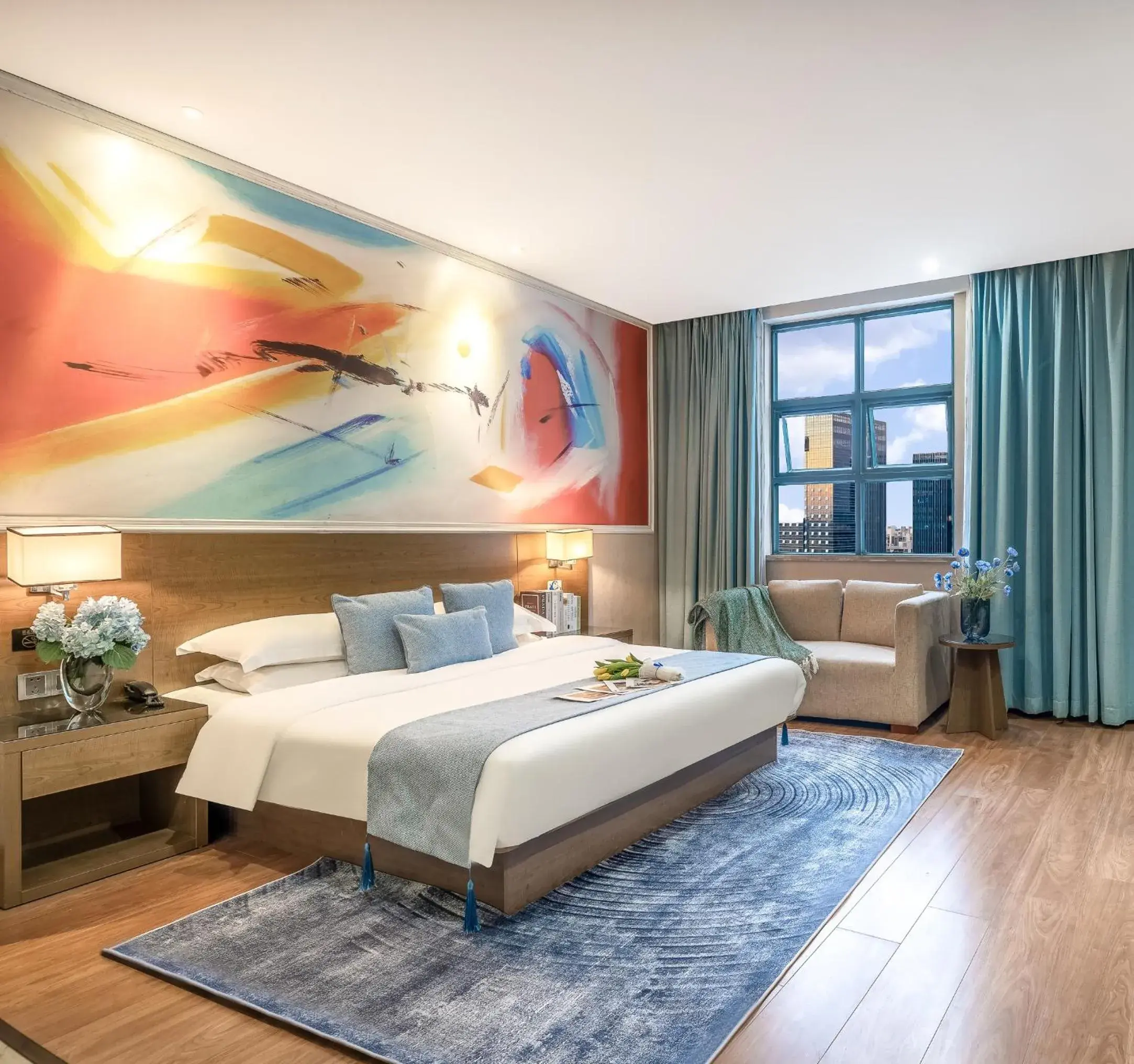 Bed in Zhongshan Bafei Hotel Bed in Zhongshan Bafei Hotel