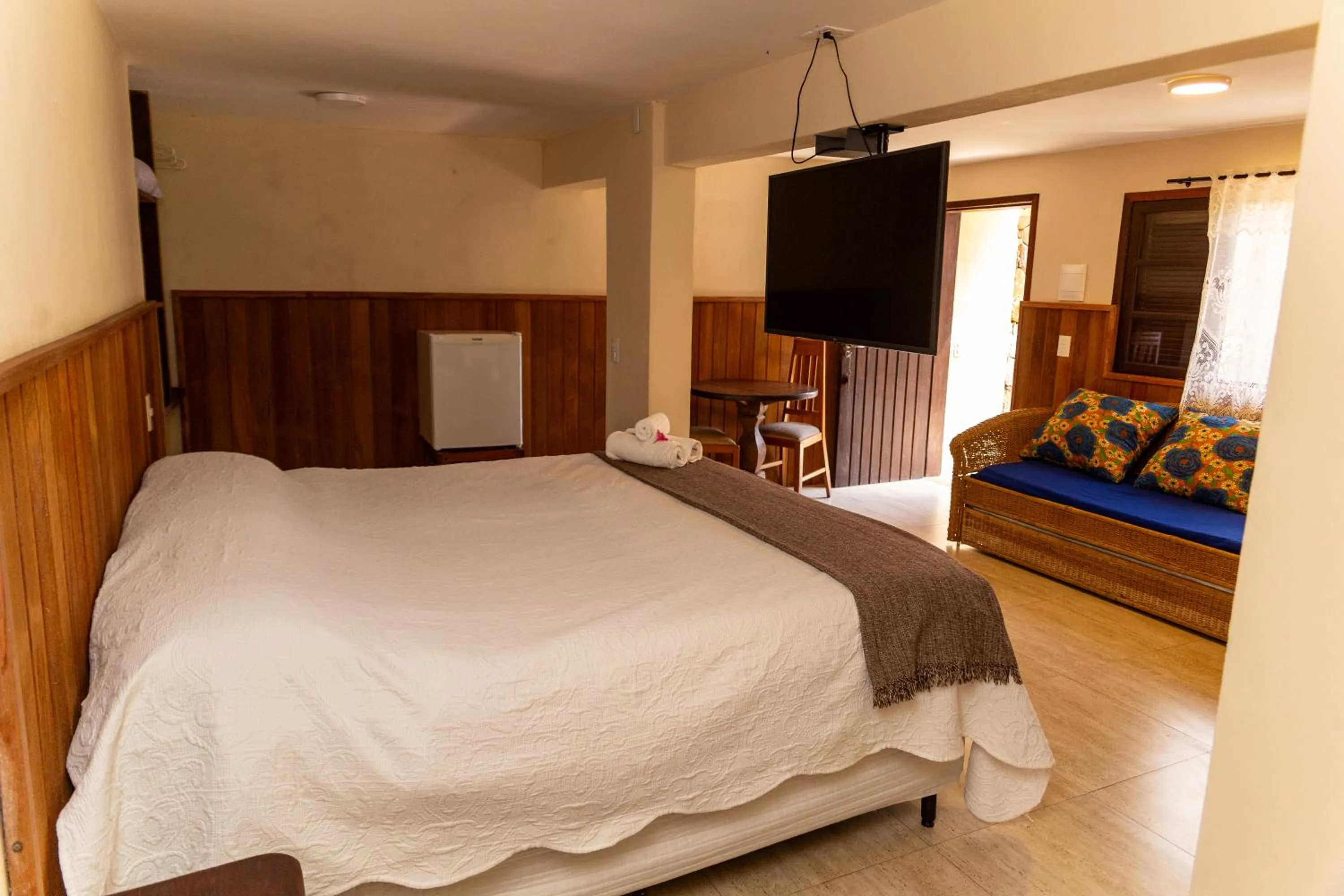 Bed in Pousada Paraíso Açú