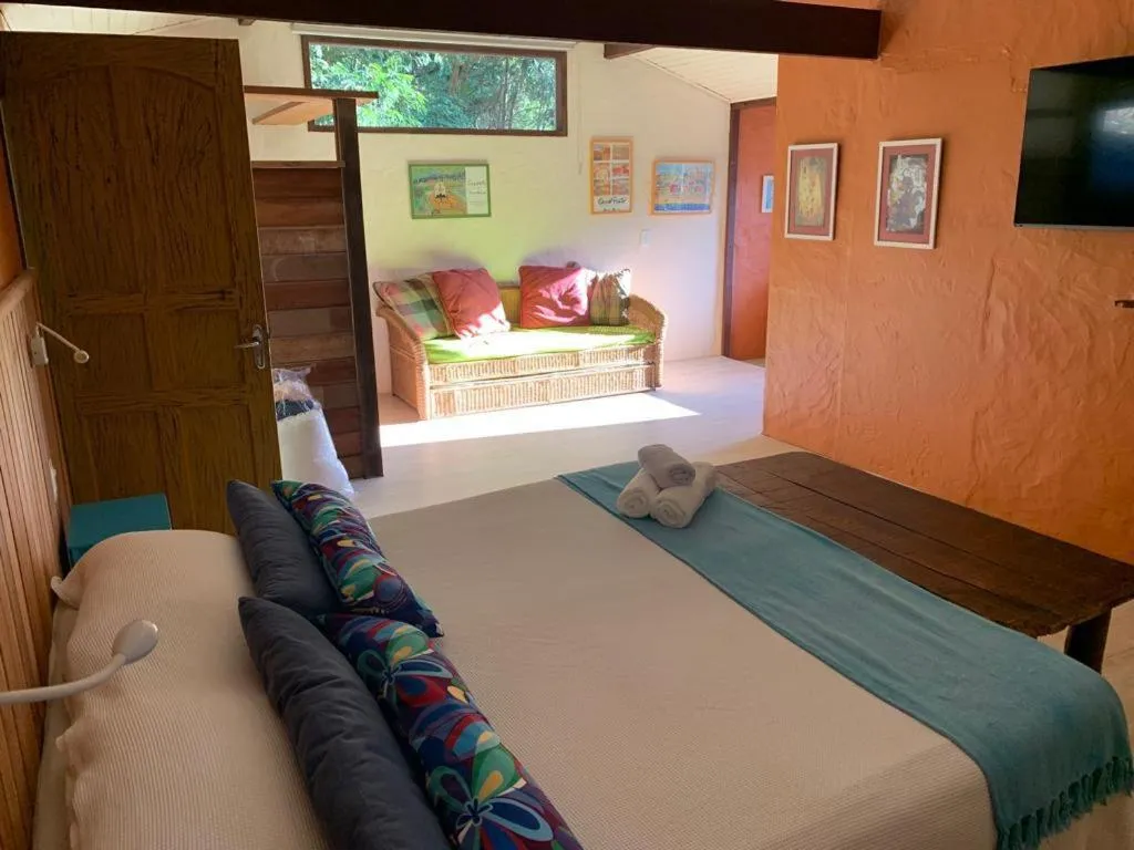 Bed in Pousada Paraíso Açú