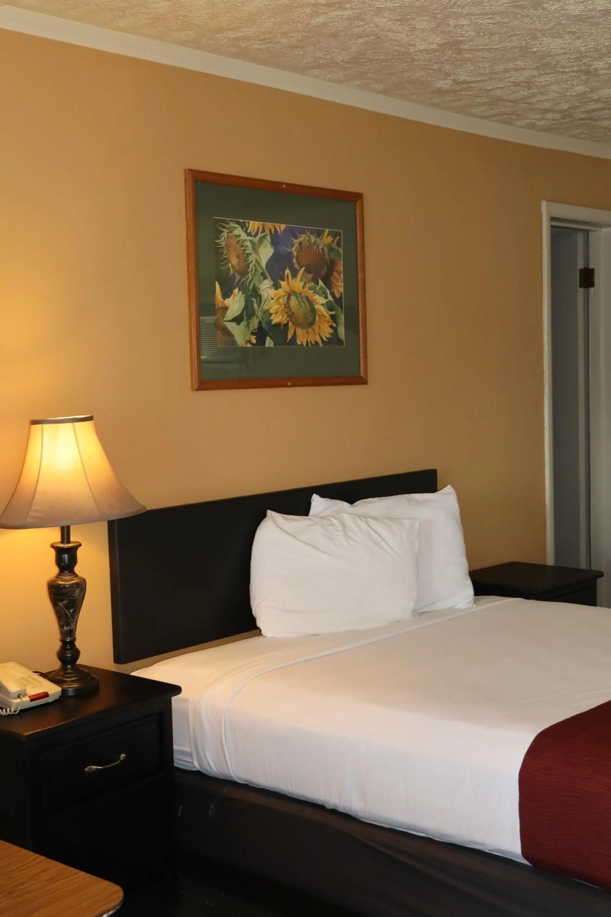 Bed in Black Canyon Motel