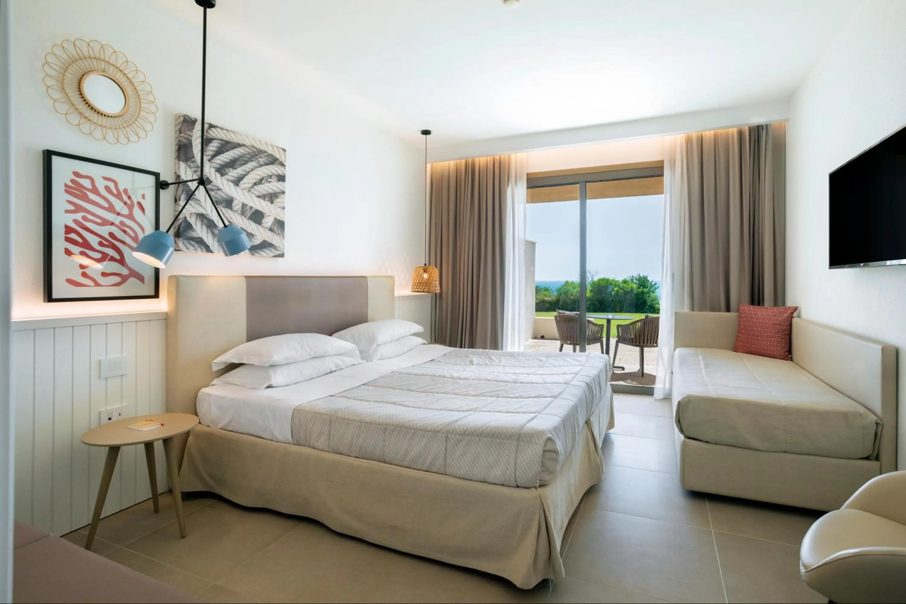 Bedroom, Bed in Mangia's Torre Del Barone Resort & SPA