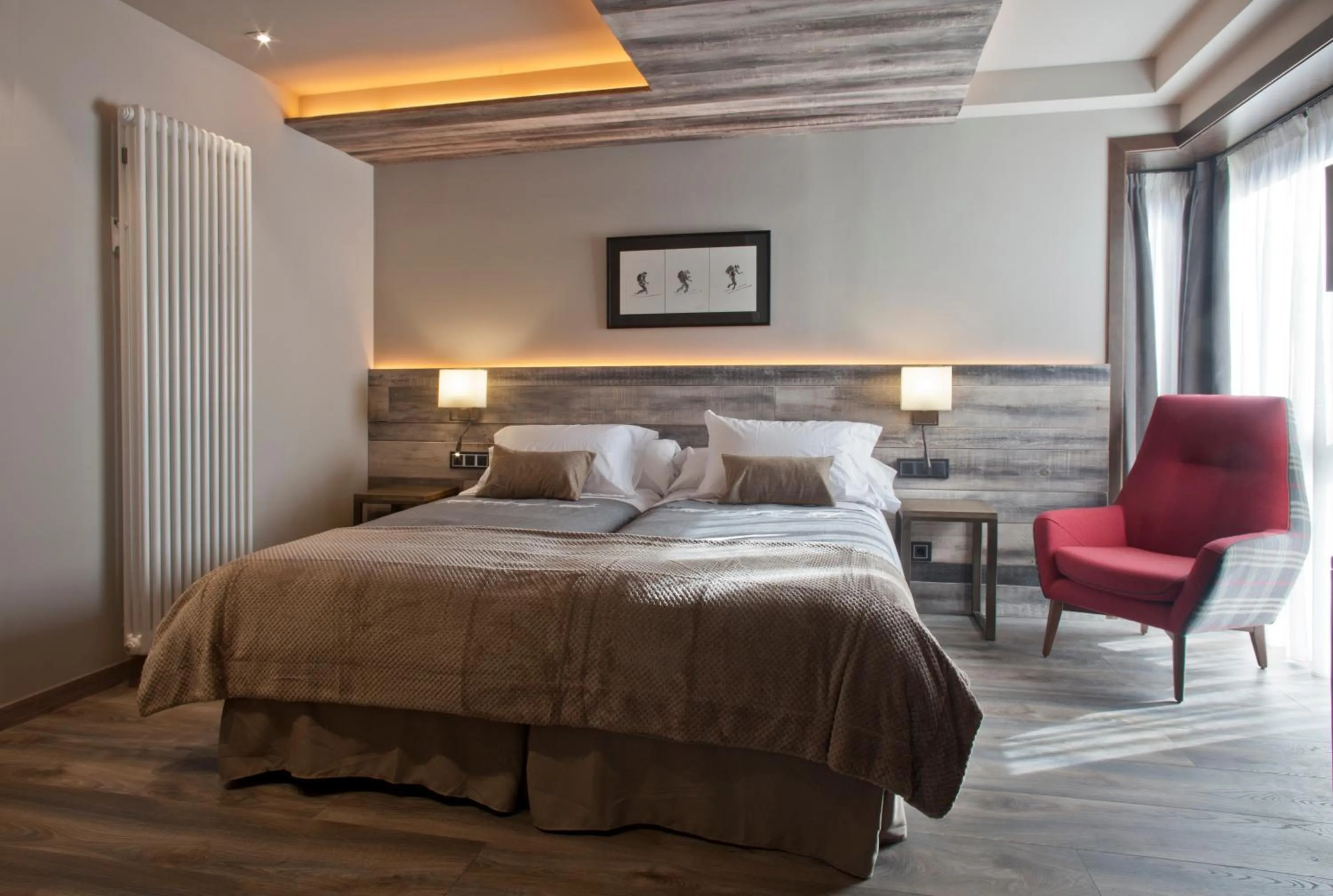 Bedroom, Bed in Hotel Boutique La Neu