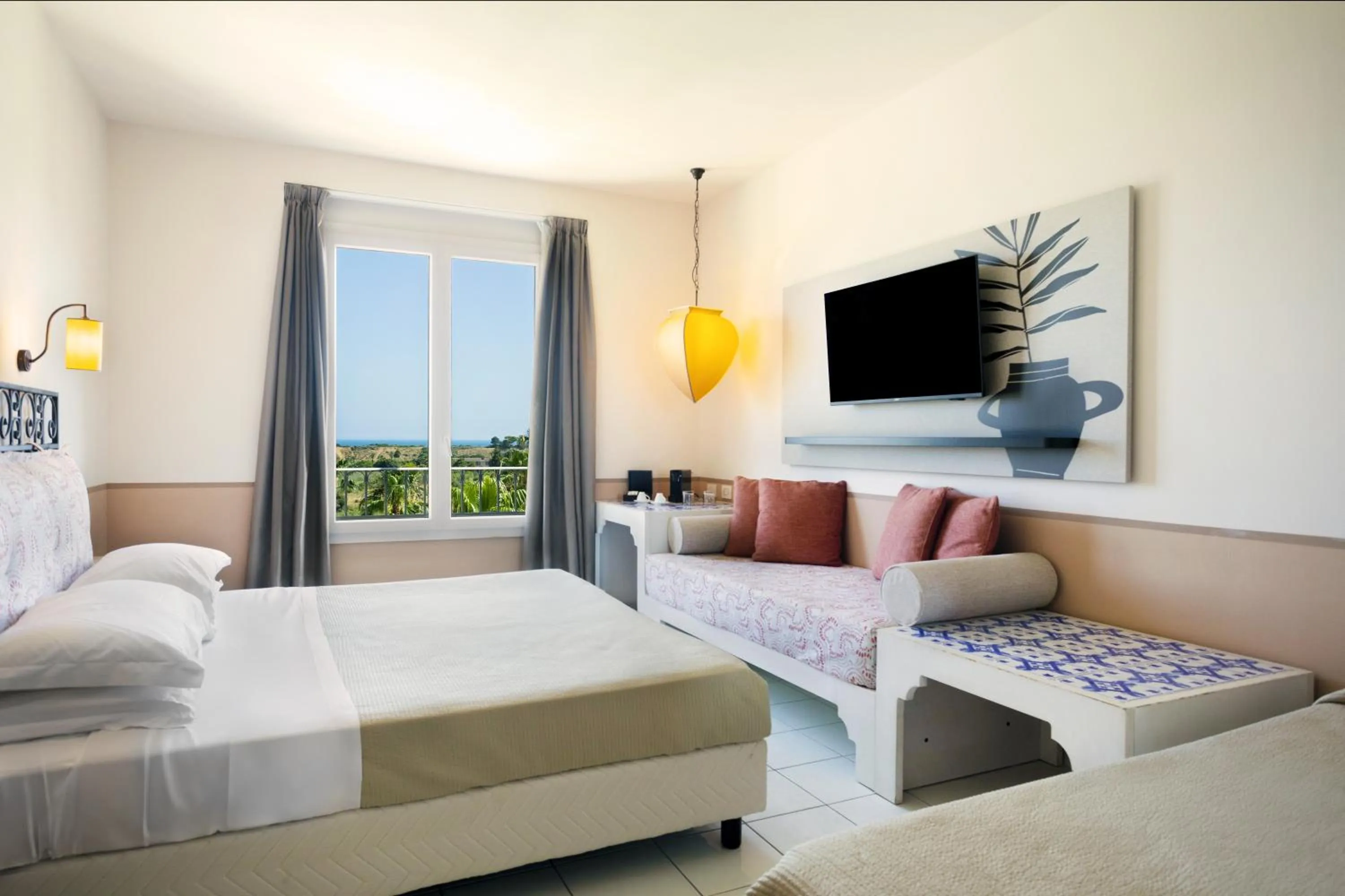 Bedroom, Bed in Costanza Charme Club